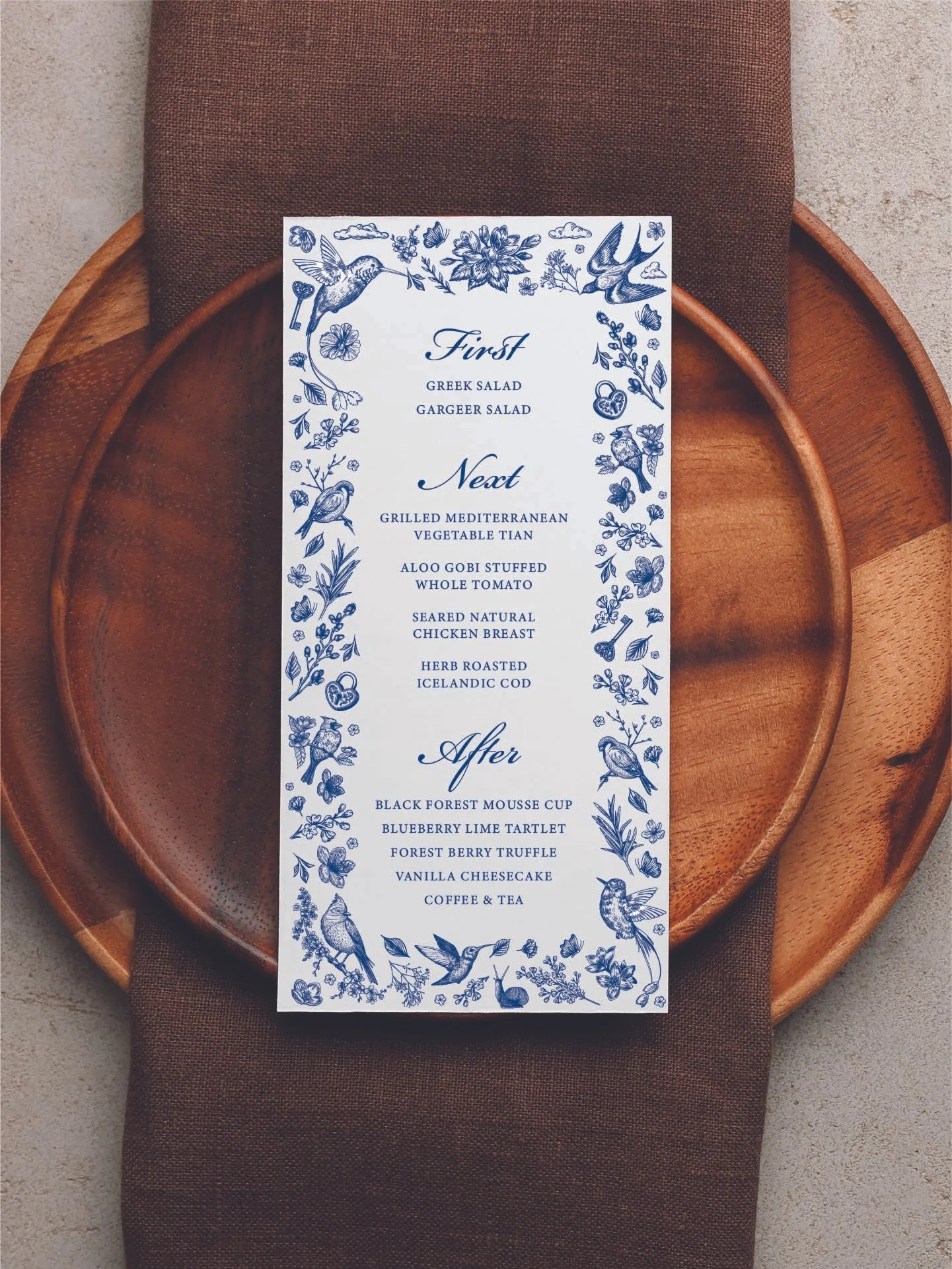 Menu Per Table Setting