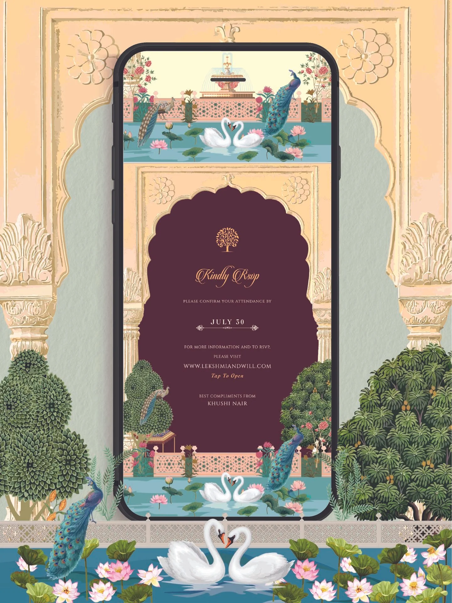Wedding PDF E-Invite