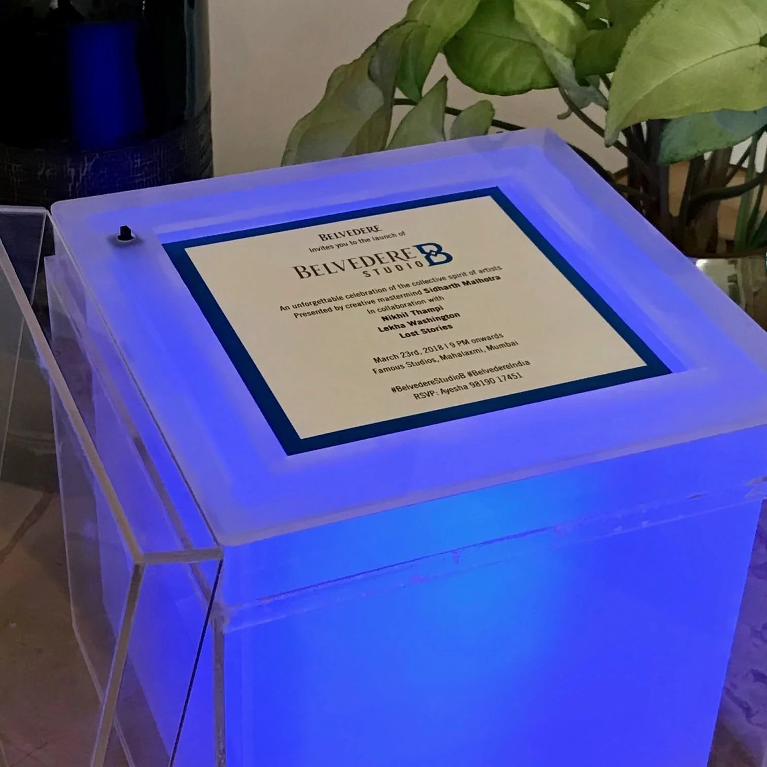 Belvedere Launch Event: Special Invitation