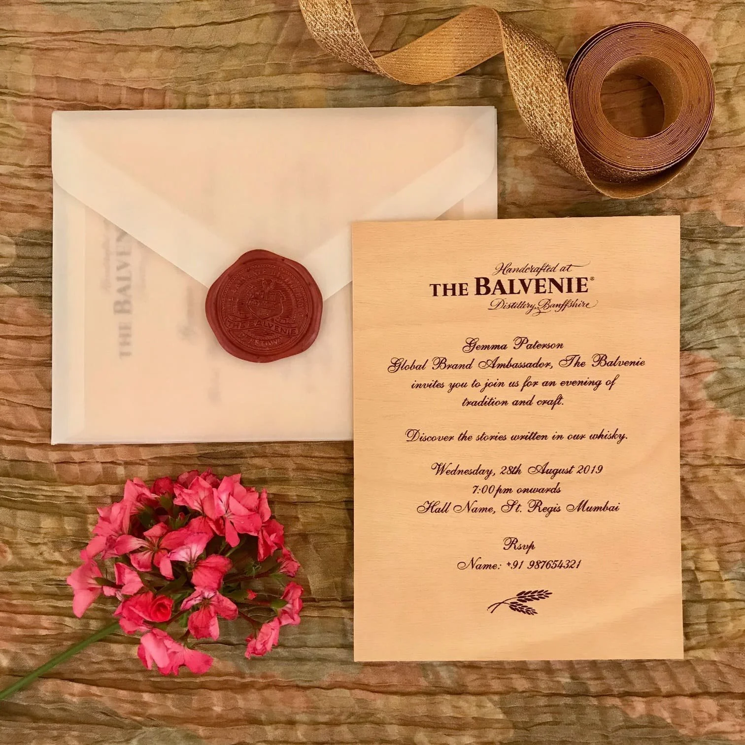 Balvenie Invitation