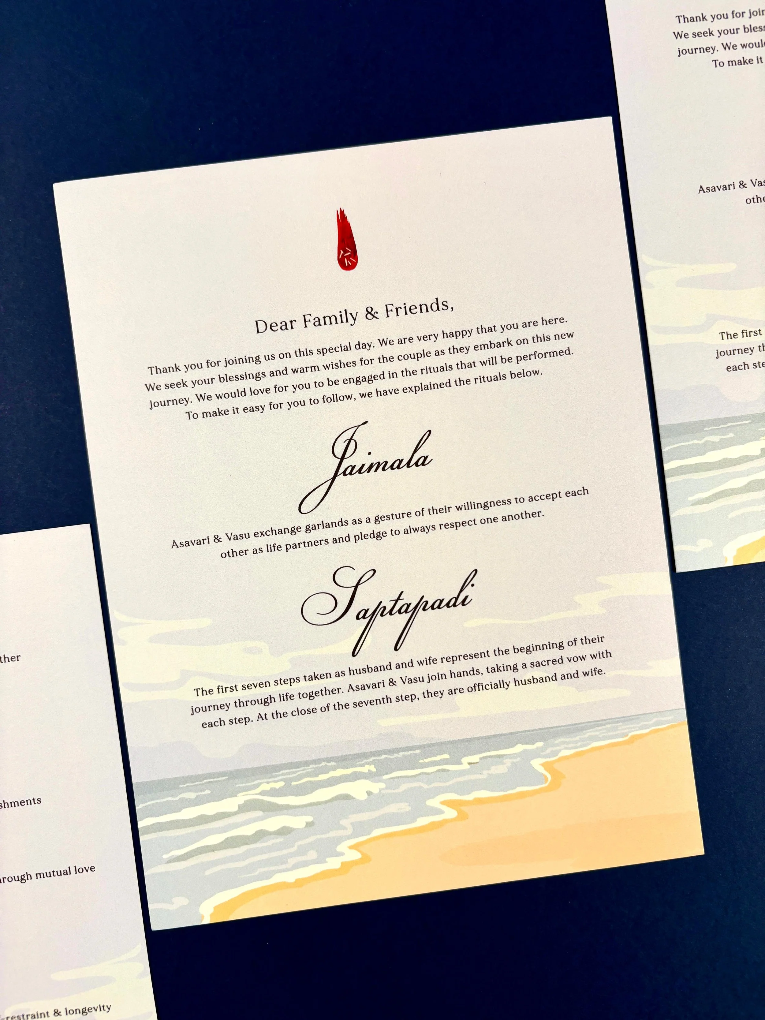 Hindu Ceremony Card (Abridged)