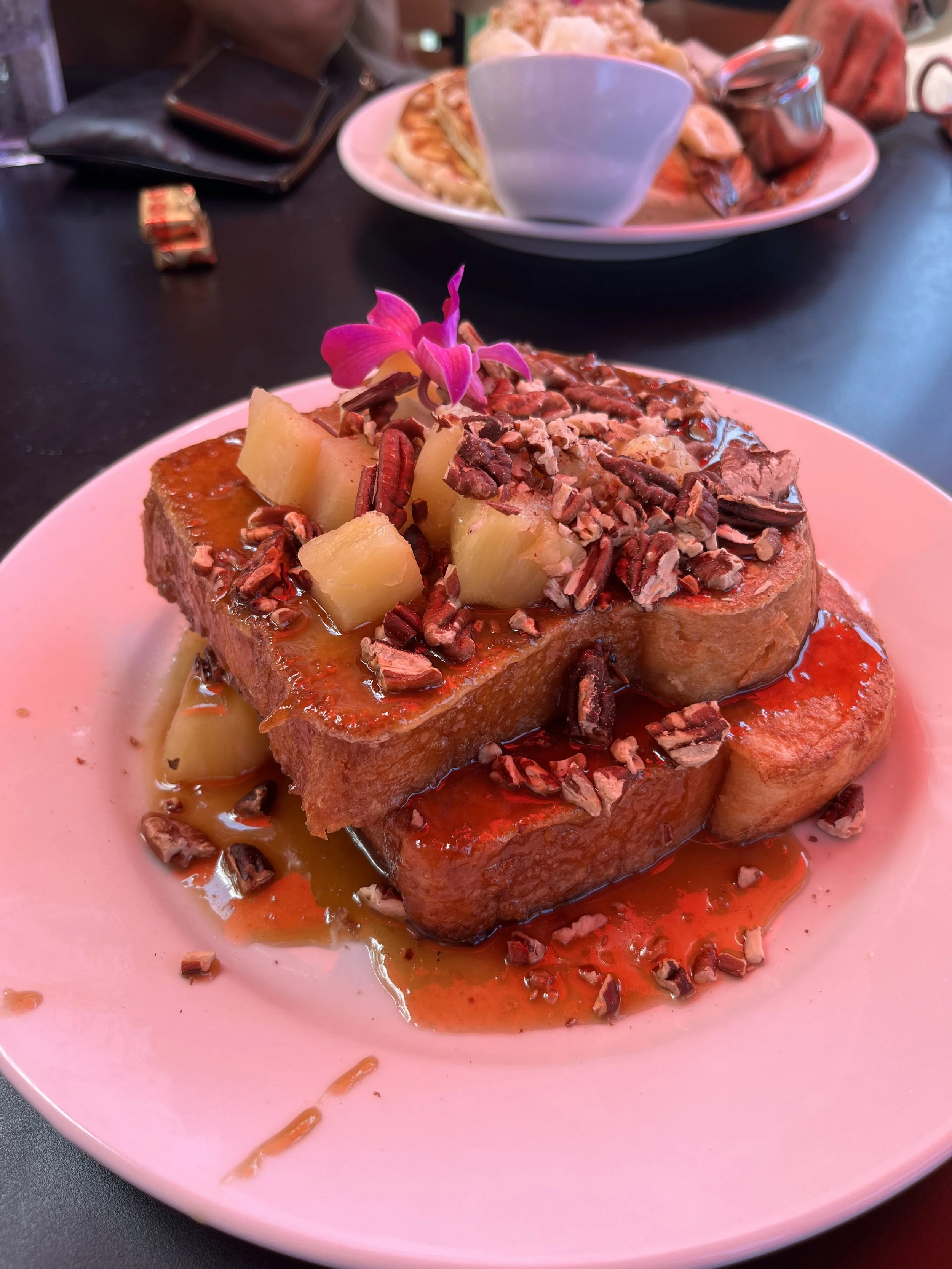French toast on steroids at Lava Java