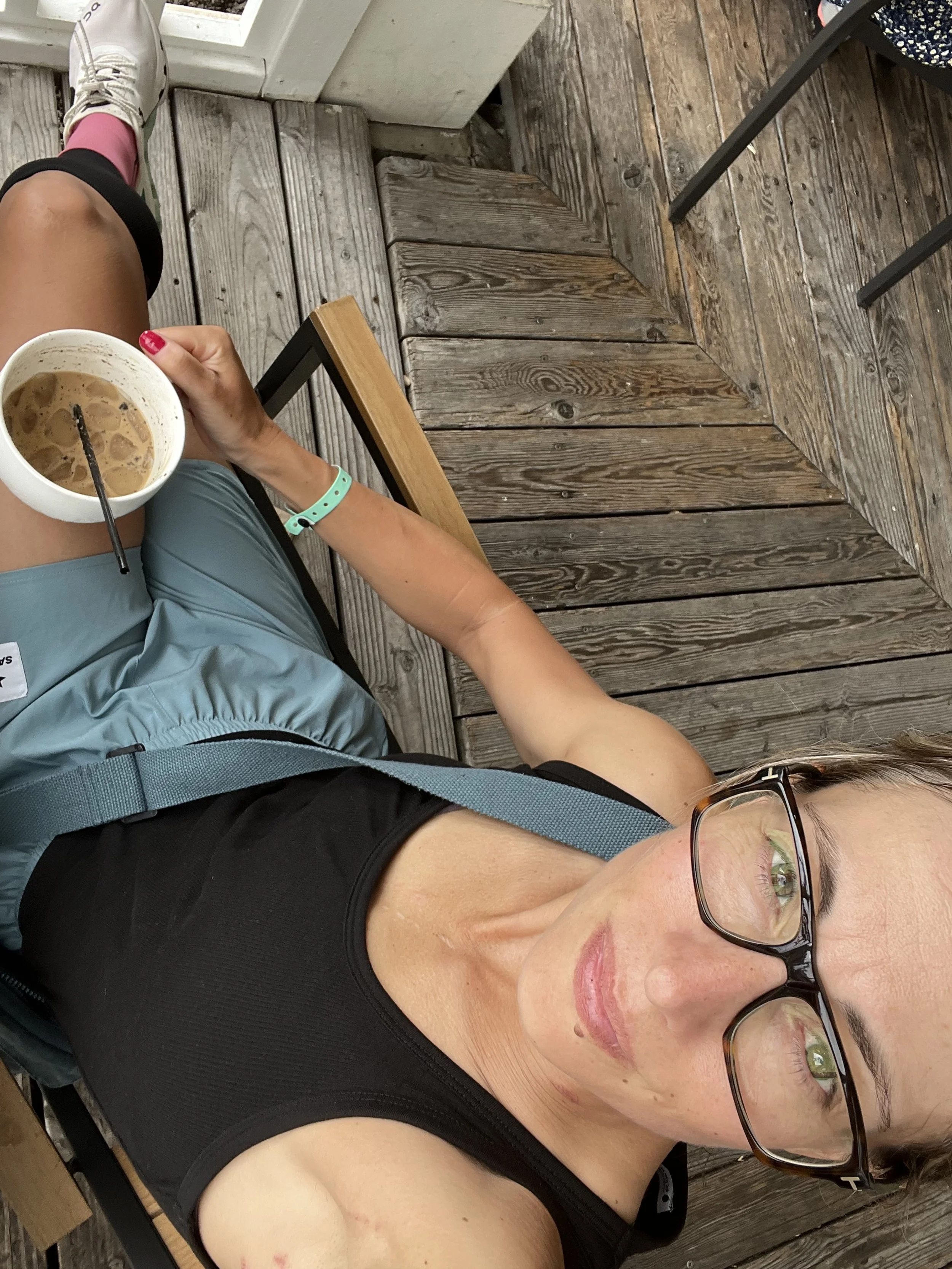 Iced and big, topped with oreo, YES