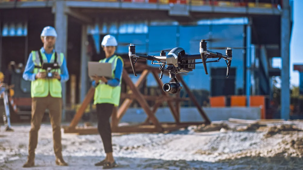 Capture licensed drone operator on site