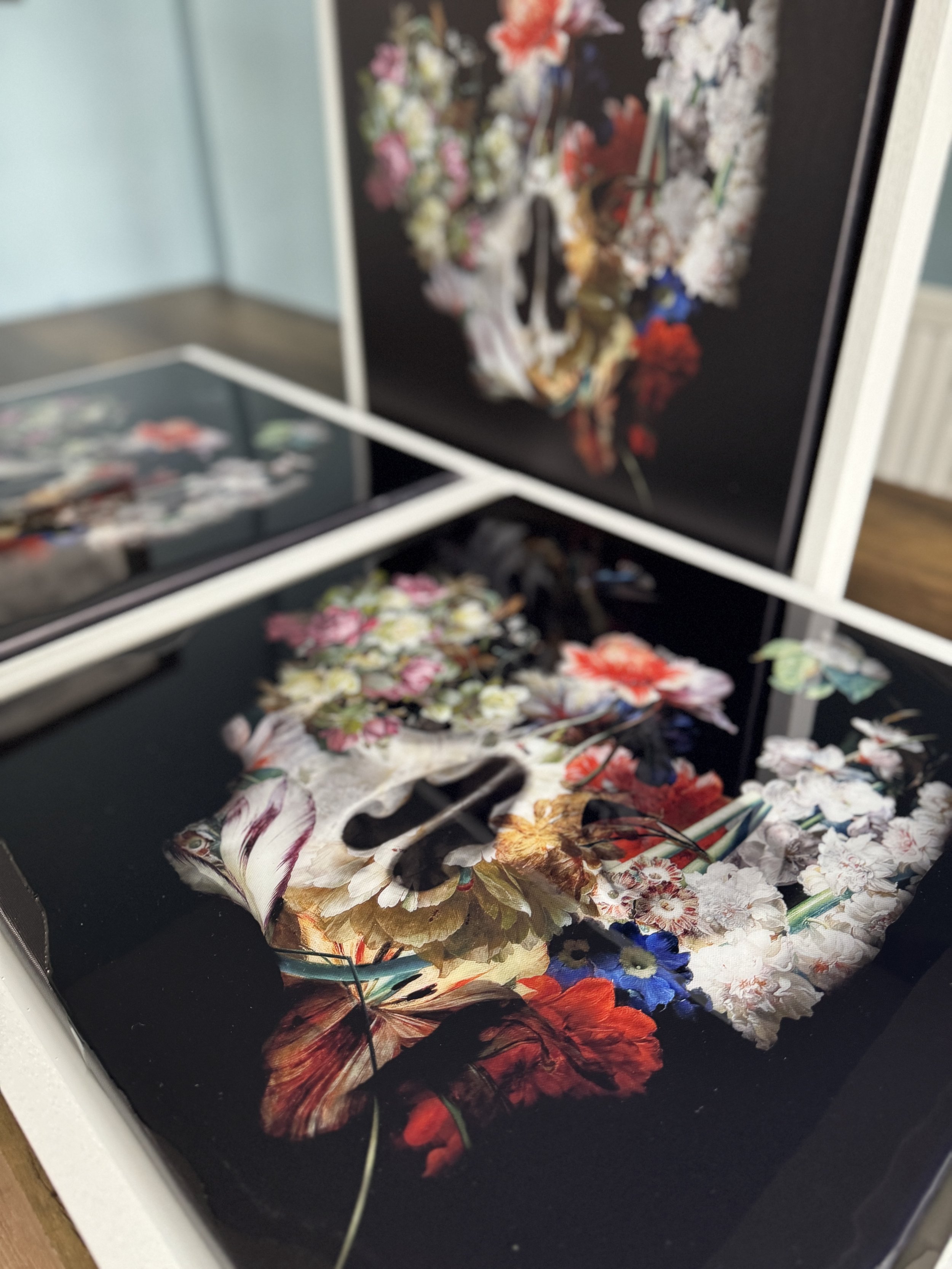Floral skull print by Black Core Studios
