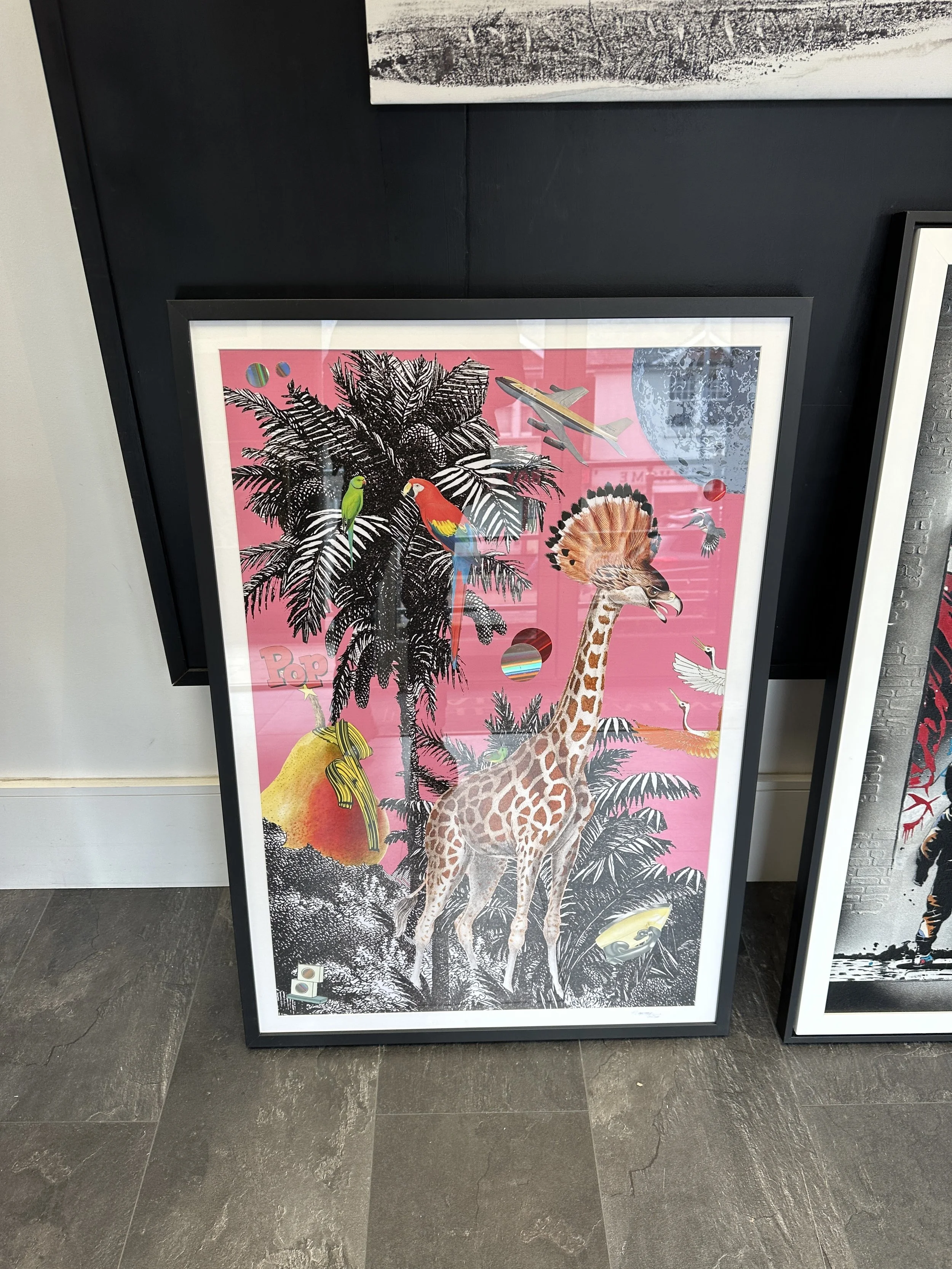 Giant Pear of Cranes - framed original