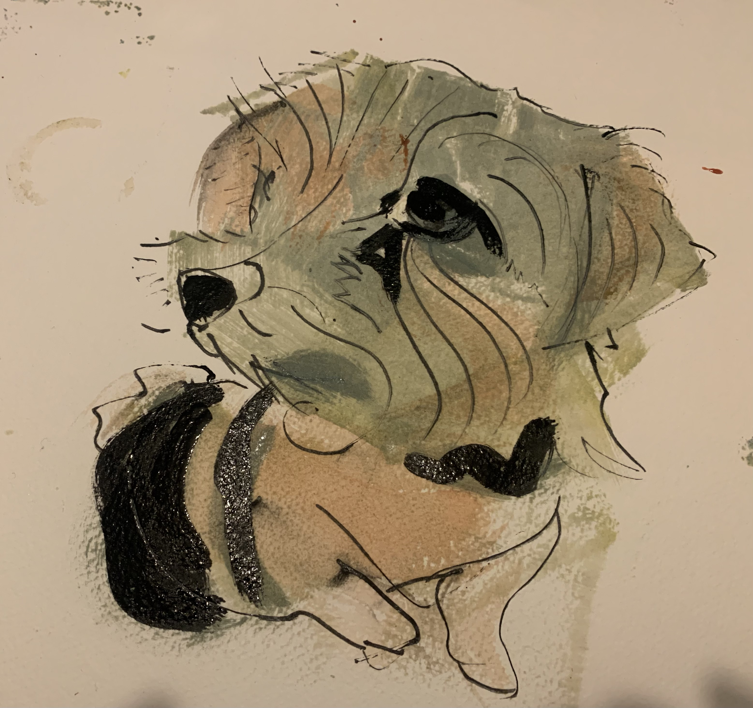 Pen and ink of Chelsea £150 A4