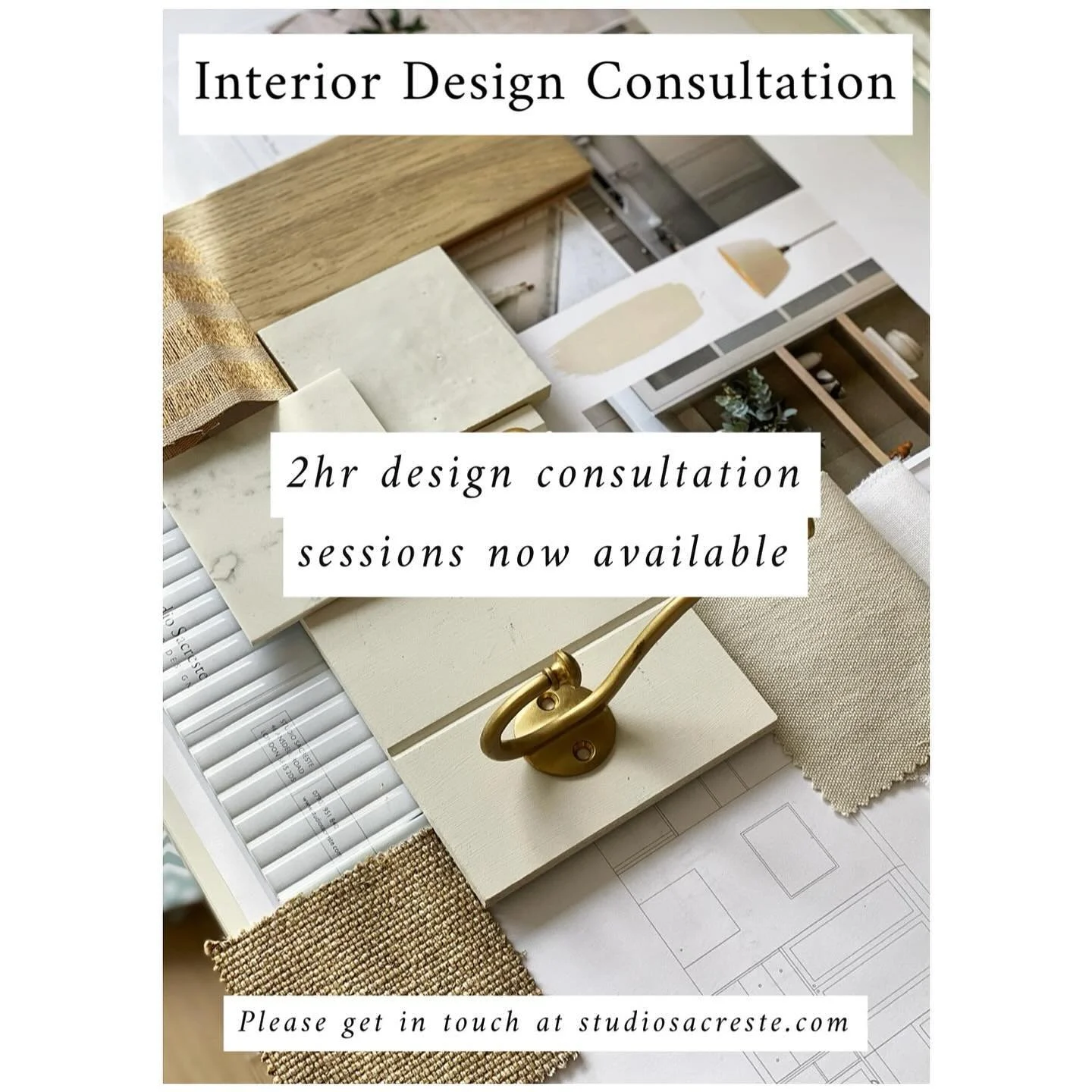 Introducing the Interior Design Consultation - a 2hr design consultation session either on site or online to help with your interior design or renovation-related conundrums and queries. 

For design advice and help with your current project,  or for 
