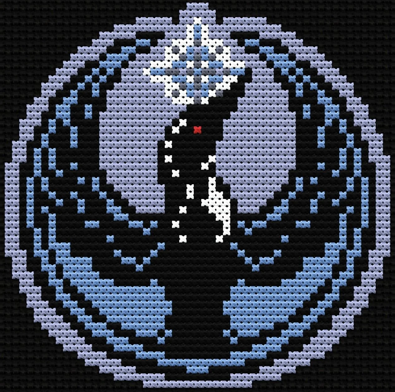 Minnesota "Rebel Loon" Cross Stitch Pattern