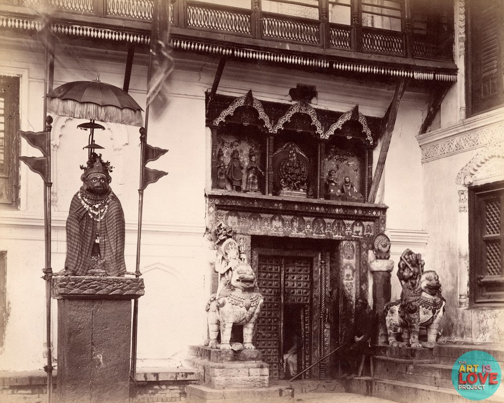 Hanuman Dhoka, Durbar Square Kathmandu 1894