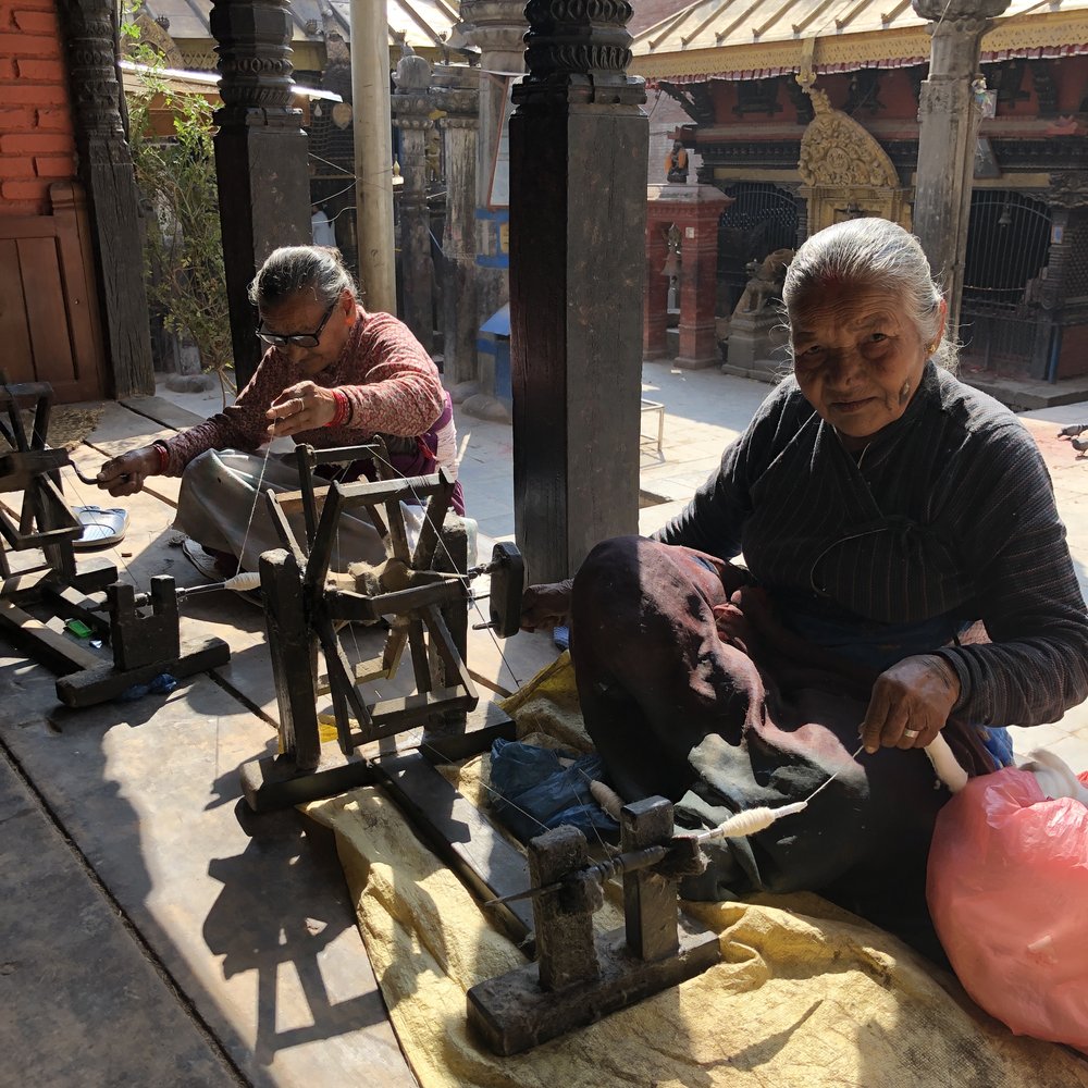 Fabric weavers Bhaktapur 2020