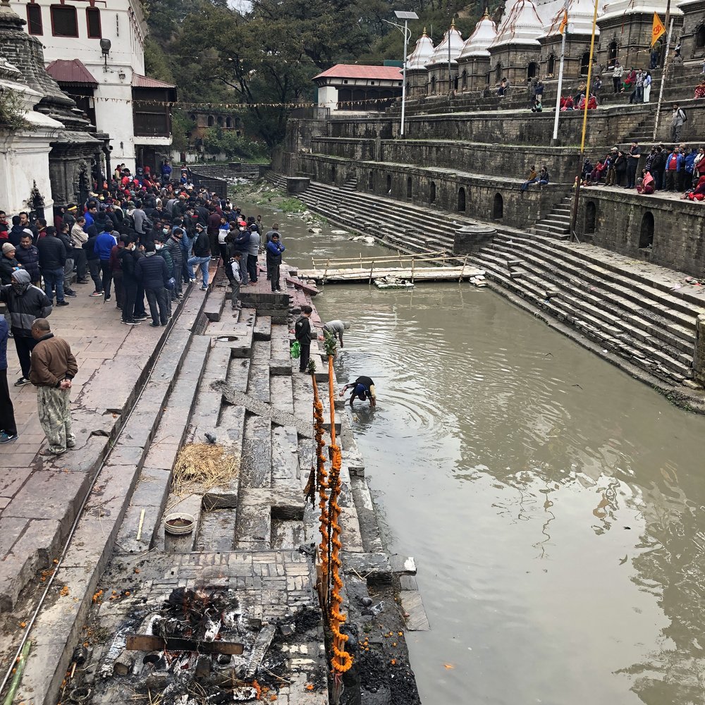 Funeral Ghats at Pashupatinath Temple 2020