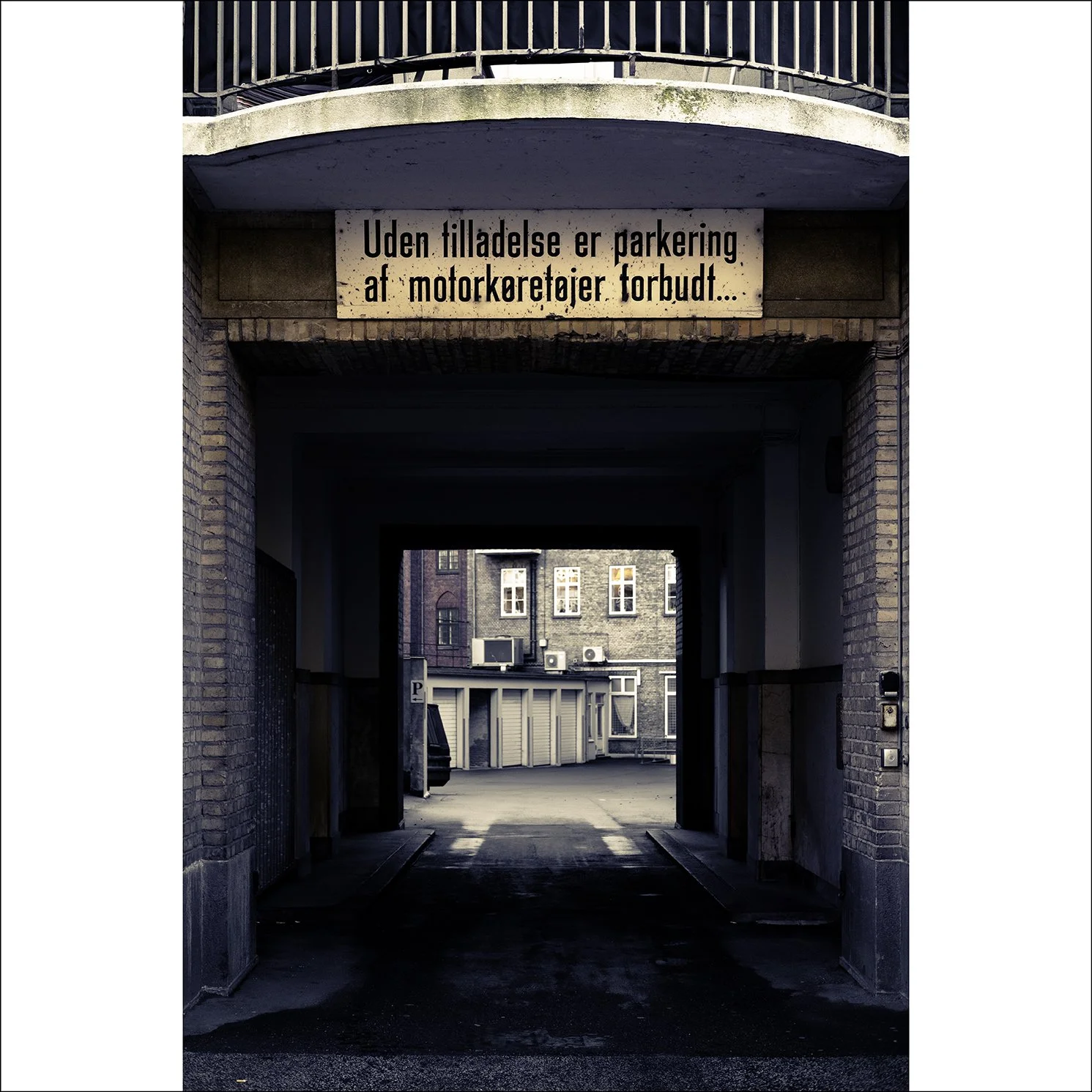 Gårdrum langs Parkallé