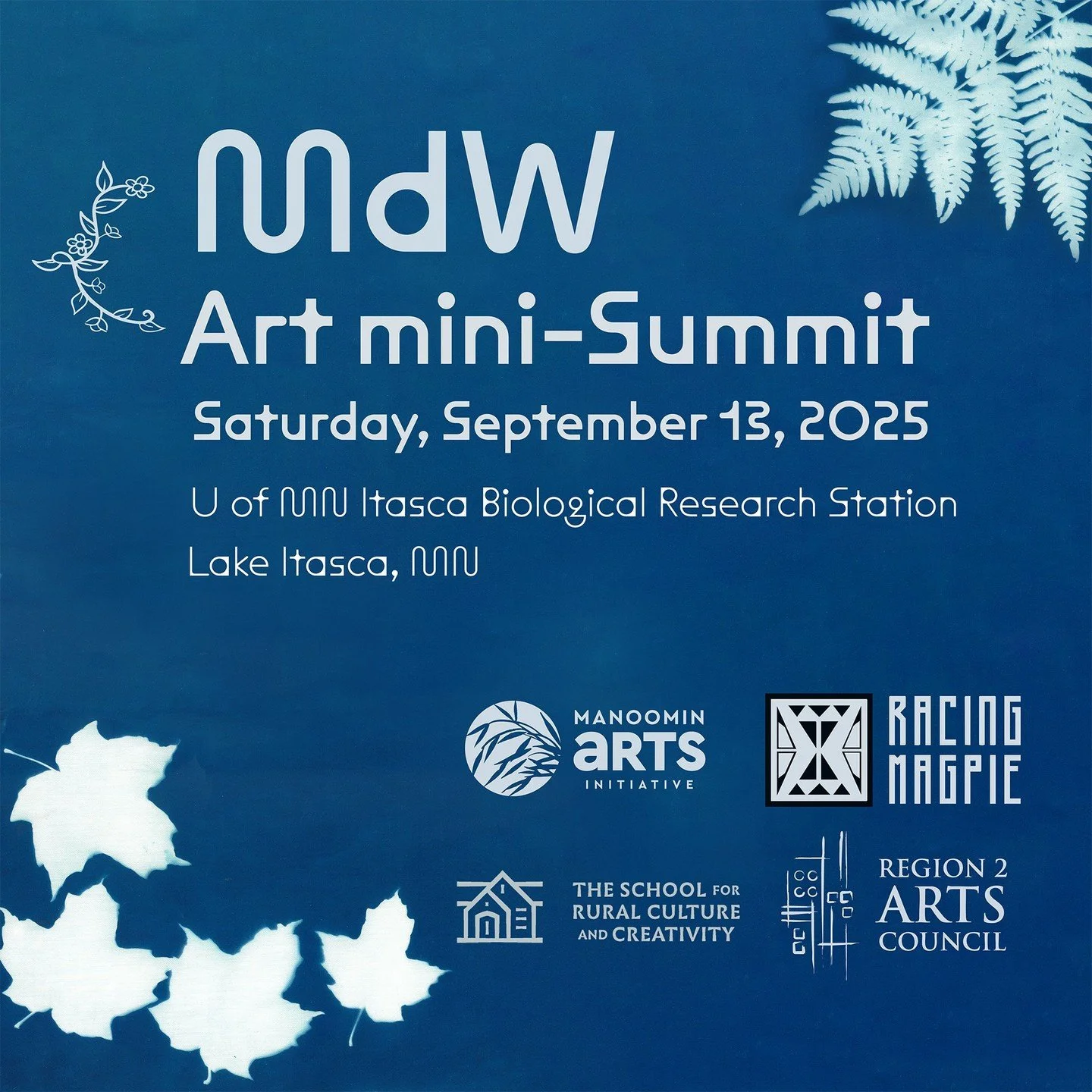 Join us for an exciting even coming as we celebrate MdW coming to northern Minnesota with our one day MdW Art mini-Summit and Pop-up Market

On Saturday, September 13, 2025, local artists will be invited to join the Gathering for a one-day mini-Summi