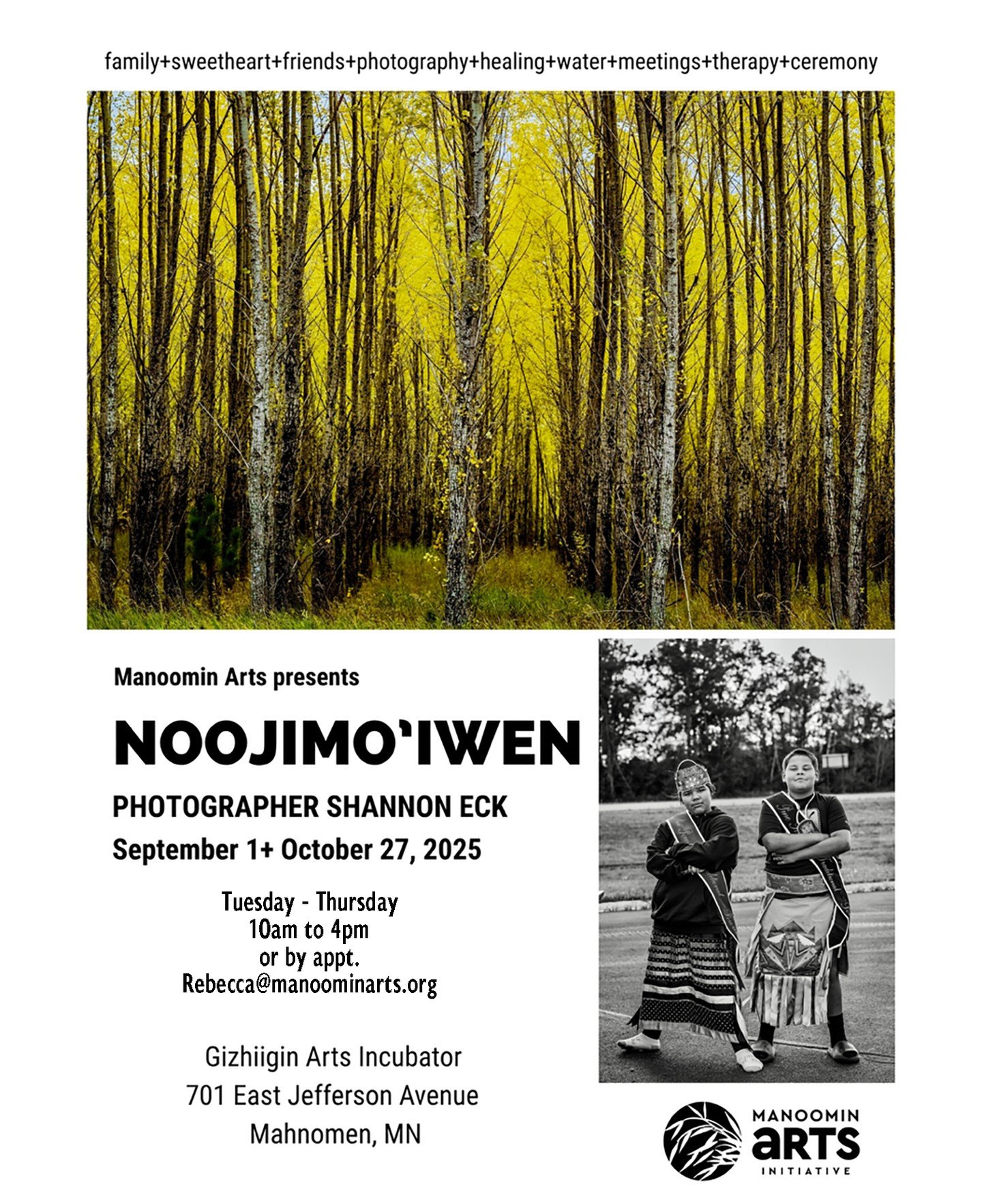Have you been in see the new Emerging Artist show at Gizhiigin?  White Earth tribal member Shannon Eck is being showcased through October 27th.  Join us Monday through Thursday 10am - 4pm or by appointment.

Email Rebecca@manoominarts.org to schedule