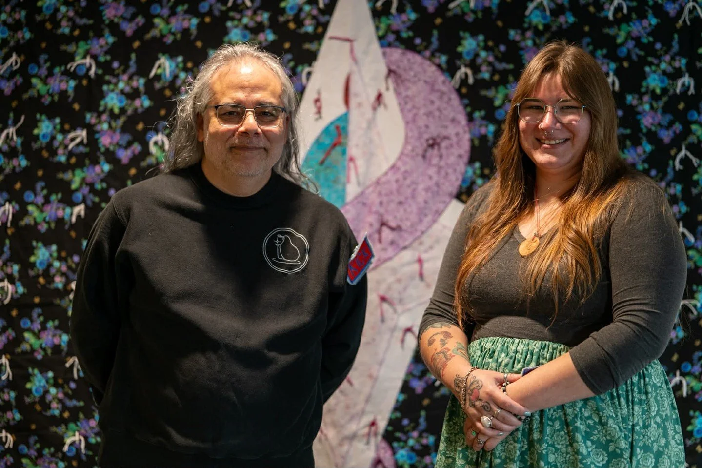 Thank you to everyone who joined us for the opening of We&rsquo;ve Got You Covered.
Thank you to our friends from McKnight Culture Bearers Fellowships and Region 2 for taking time to chat with our local artists.
Thank you to Chef Edward Rodriguez for