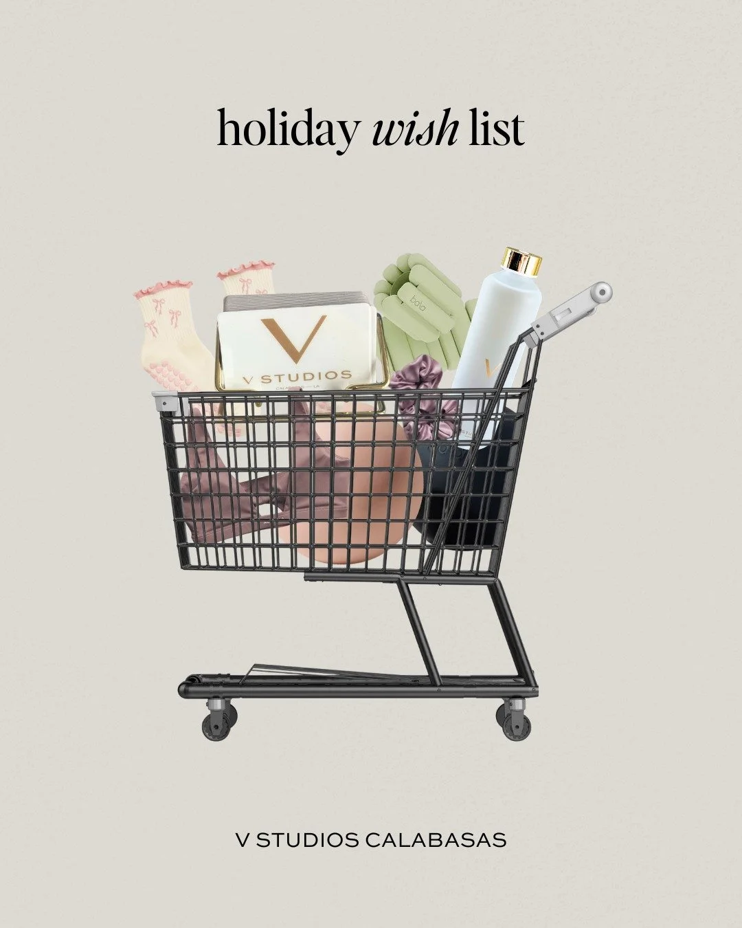 When your holiday wish list doubles as your class essentials 🛒💫