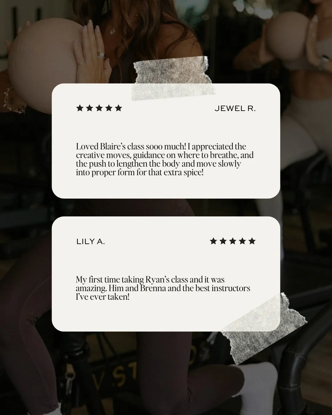 There is truly no better feeling than reading about your experiences in the studio.

Thank you for choosing us to be part of your wellness journey! 🤎