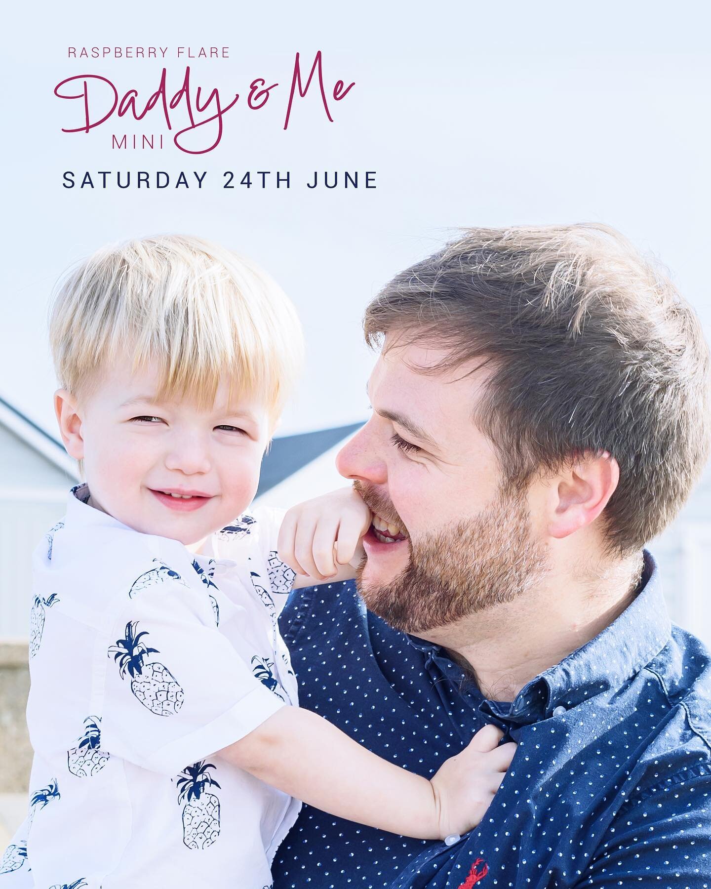 DADDY &amp; ME MINI
 
And this year we&rsquo;re heading to the beach 🏝️ Booking opens next Thursday 25th May at 8pm so pop it in your calendar@so not to miss out.
 
It&rsquo;s a chance for our dads, grandads and little ones to make some memories.
 
