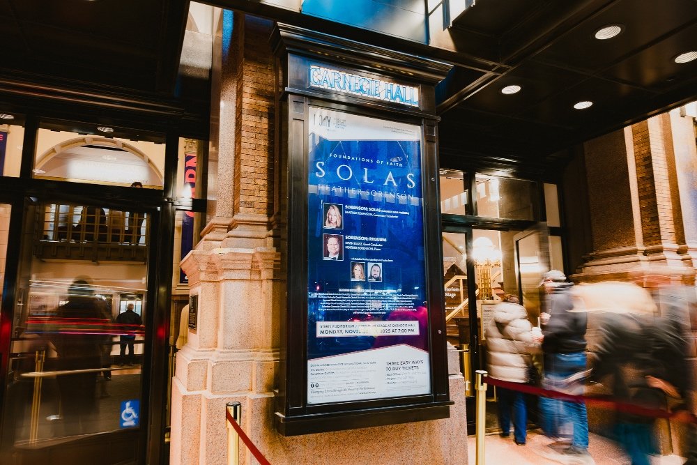 SOLAS: Foundations of Faith at Carnegie Hall last Sunday. Composer Heather Sorenson conducted the Carnegie Hall premiere of her work, with Kevin Klotz conducting the opening Requiem.

#CarnegieHall #HeatherSorenson #DCINY #DistinguishedConcertsSinger