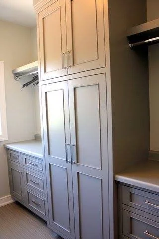 Built-in custom walk-in cabinets