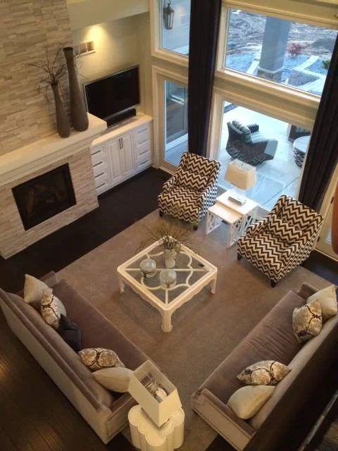 Living room from above