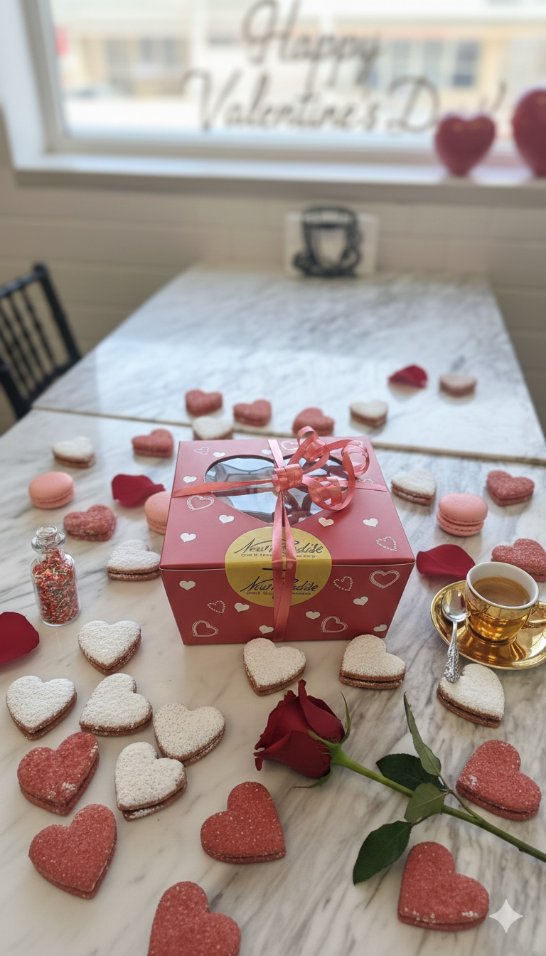 Heart Shaped Raspberry Cookies