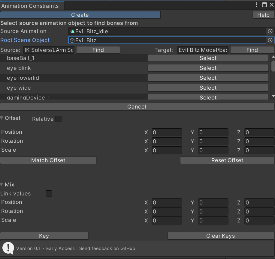 The first 0.1 release of the tool. I didn't have Load Data yet. I ended up cutting 'Edit' from release as it was not ready yet, and my vision for it had changed from my initial plan.