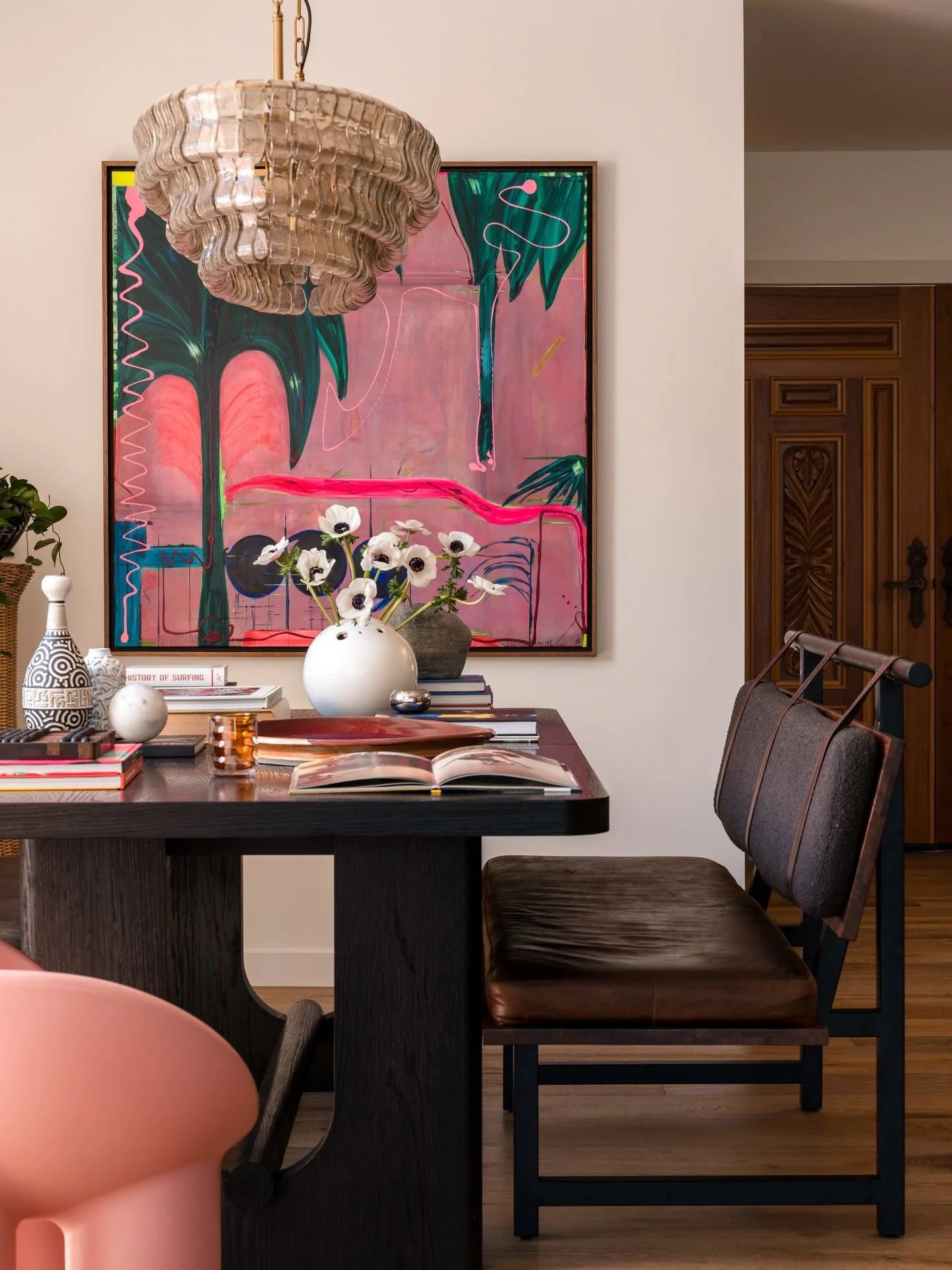 It all started with the art ✨

Our Los Alamos clients have such beautiful, confident taste in artwork &mdash; this piece became the foundation for everything. We leaned into thoughtful framing, let the palette guide us, and allowed it to influence ho