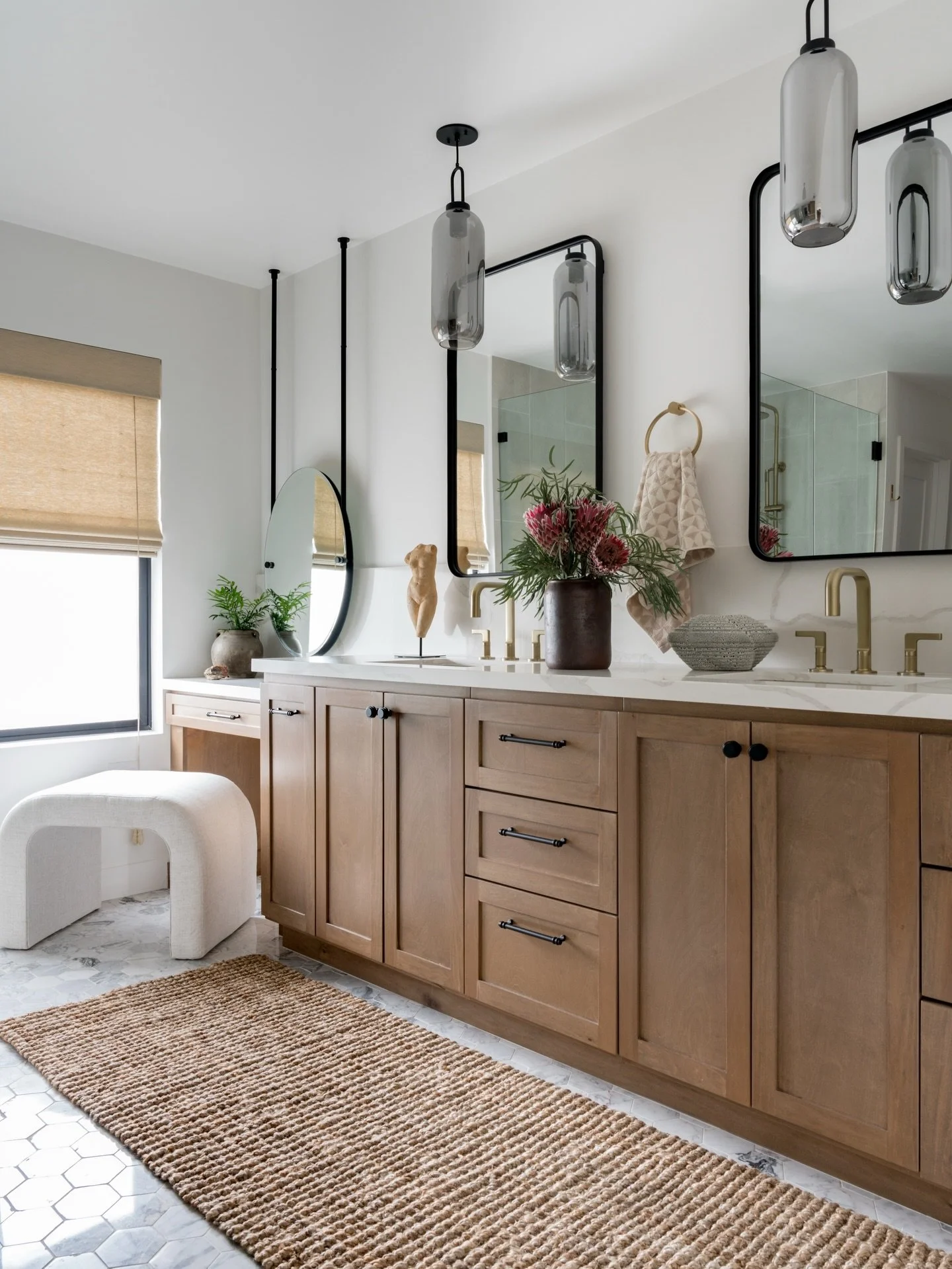 Some projects stay with you.

This primary bathroom at Project Clark is one of them ✨

Even though this renovation wrapped years ago, it&rsquo;s still a space that really showcases what thoughtful design can do with the right plan and the right colla