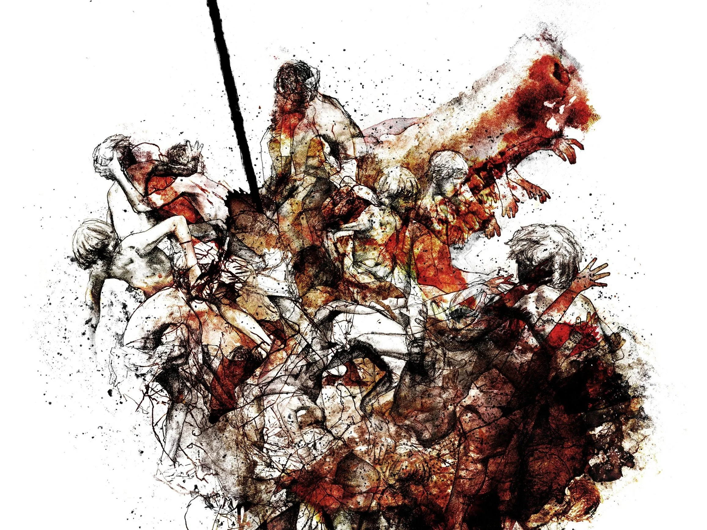 Alt Text: Detail shot of original image.