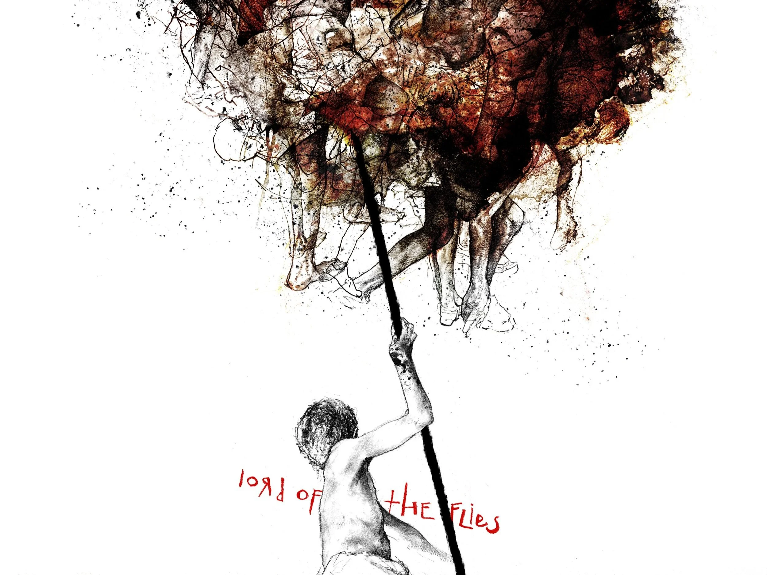 Alt Text: Detail shot of original image.