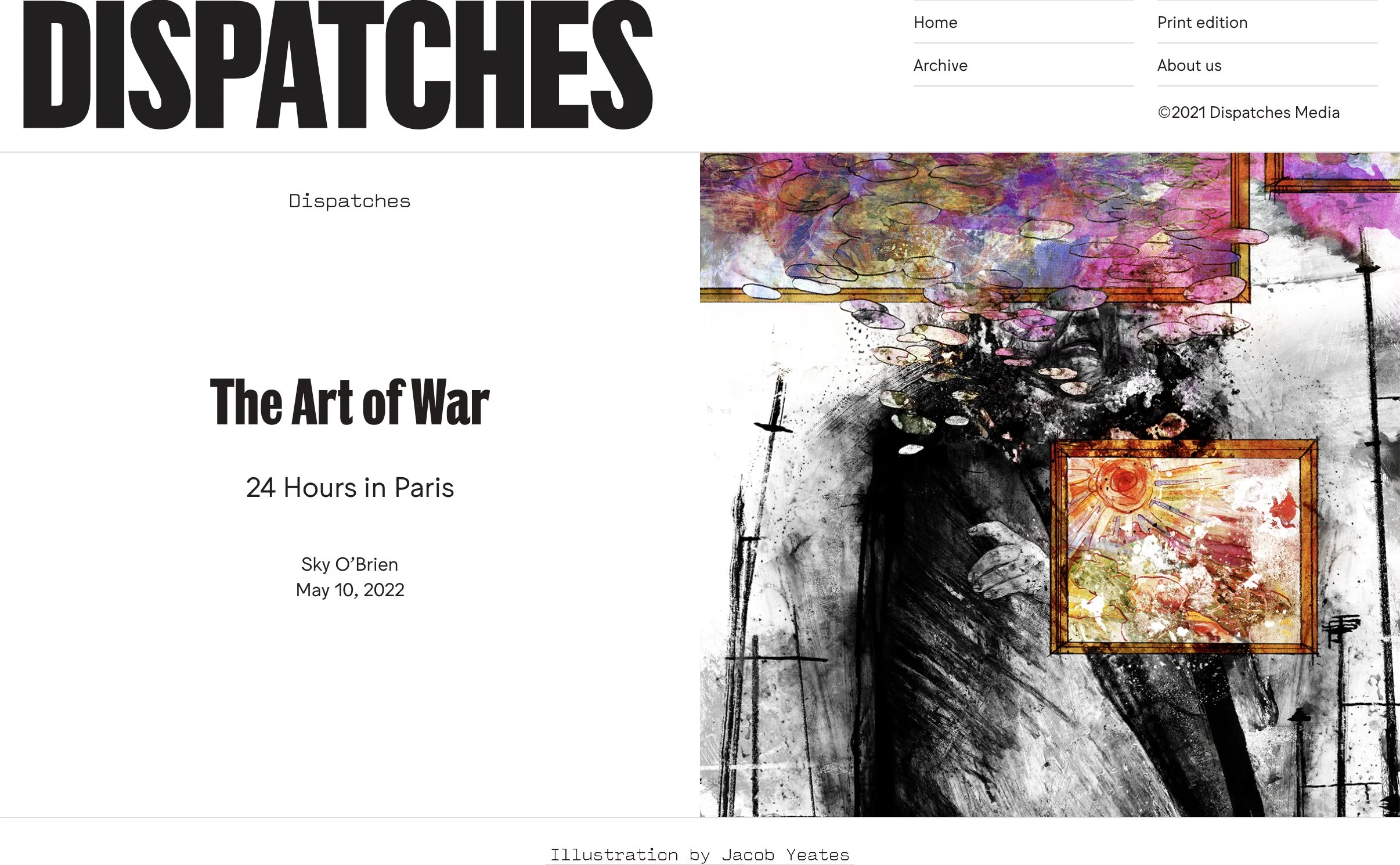 Web version from Dispatches Magazine