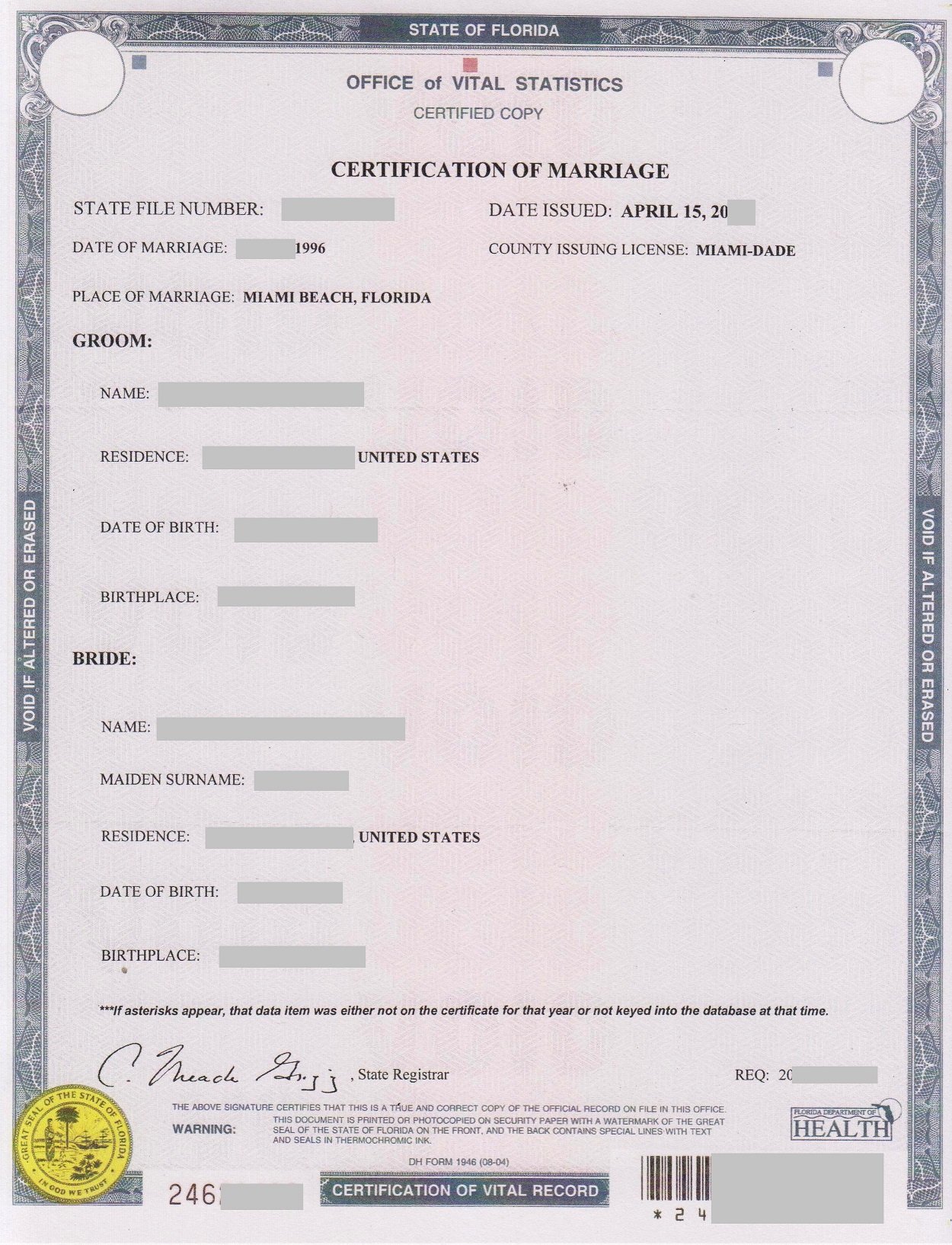 Your Essential Guide to Obtaining a Florida Marriage License