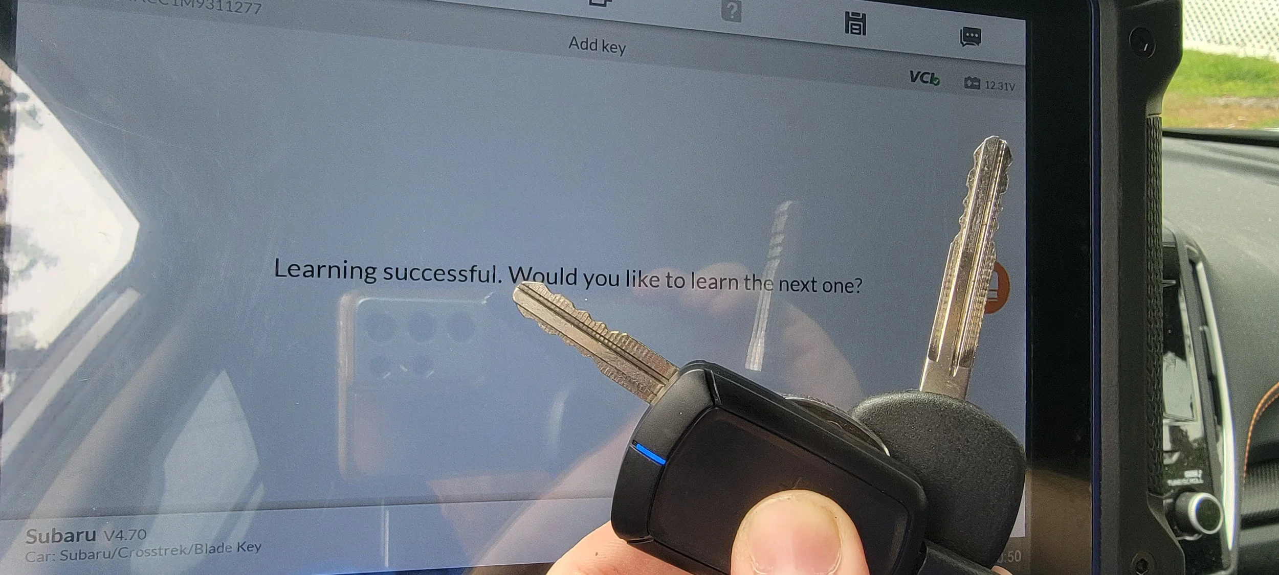 All Keys Lost and Module programming on a Subaru, can do almost all makes and models.  Locksmith near you, call now.