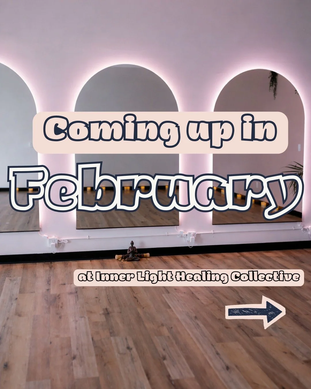 We are so excited for what February has planned! 
It's going to be such a fun month!

(seems like a great time to get a membership 😉😉)

#innerlighthealingcollective #february #yogastudio #highriver
