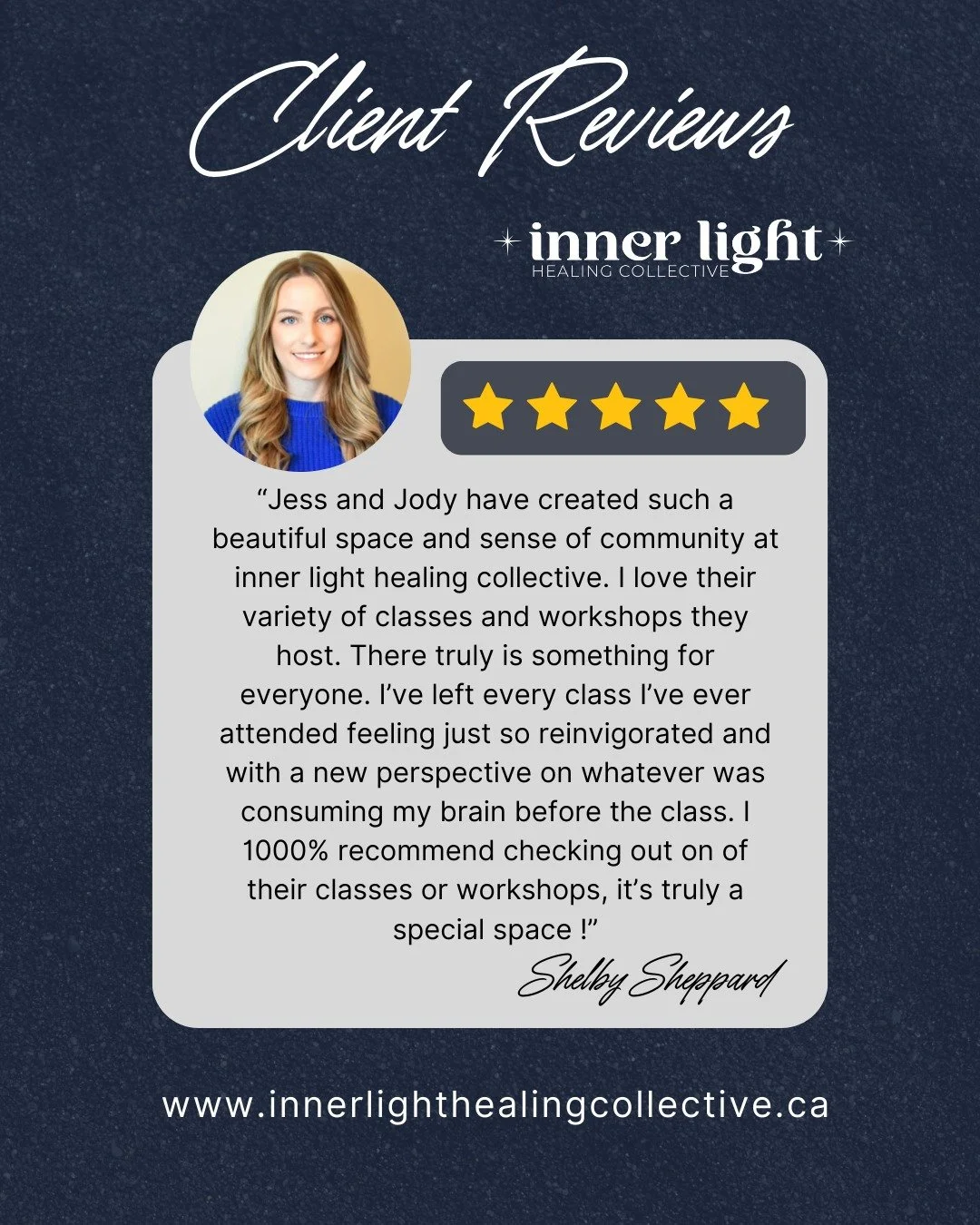 We love hearing from you! 🩷

Thanks Shelby for your google review! 

We can't wait to see you again soon. 

Wanna leave one too? (they are so helpful to us!) Thank You!

 #clientlove #innerlighthealingcollective #googlereviews #testimonialtuesday