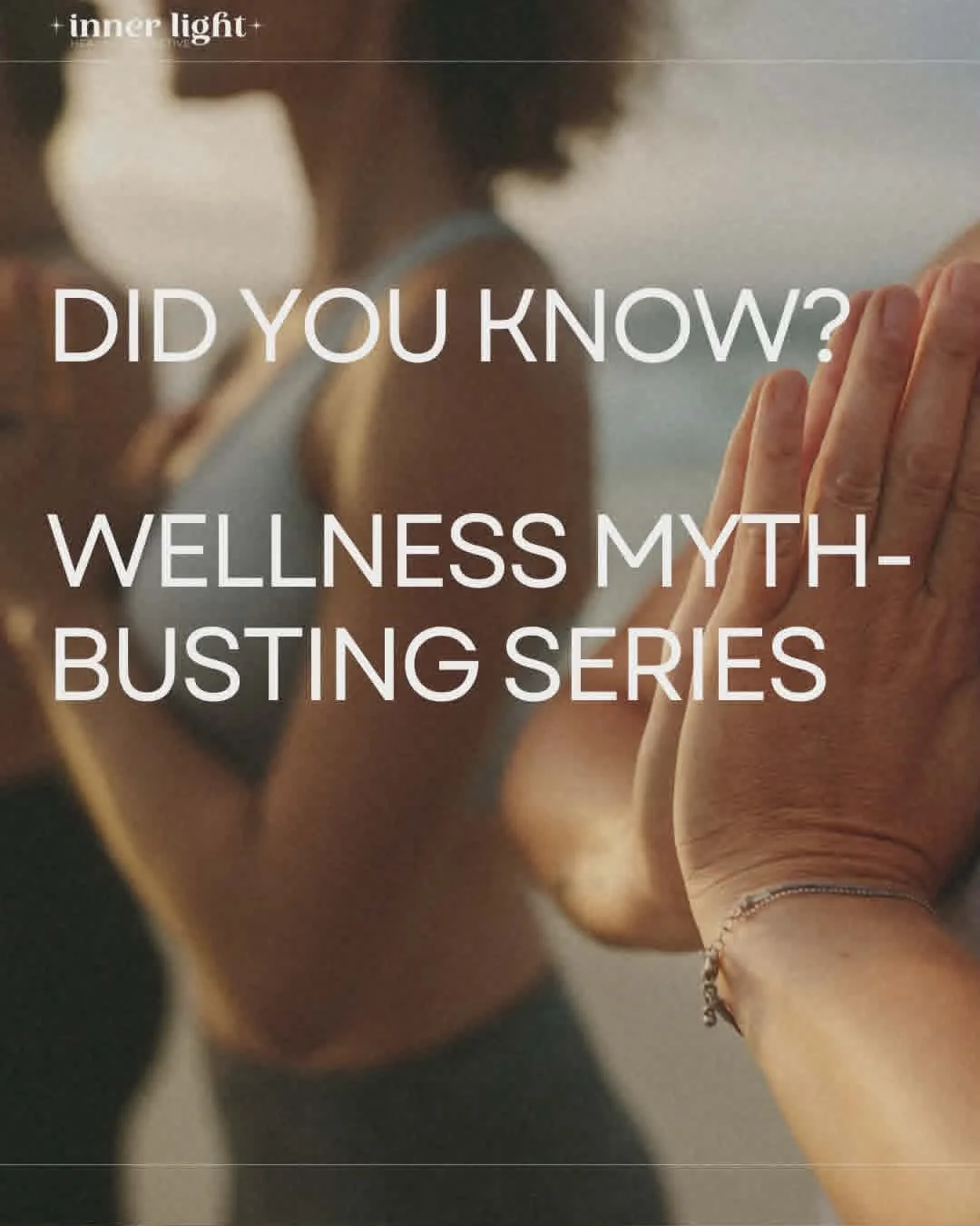 Let's do some #MythBusting on this final day of June. 

Which one have you let yourself believe? (no shame, as we have all been there) 

Inner Light is here to support your journey! 

#wellnessmythbusting #innerlighthealingcollective