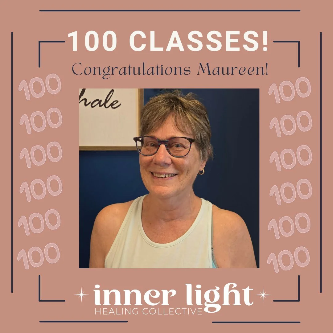 ✨🩷 CELEBRATING OVER HERE 🩷✨

Help us say CONGRATS to Maureen on her 100th Class!!!
We are so excited to be part of her journey.

Here's what she shared with us....

"A big thank you to everyone in the class supporting me and each other along t
