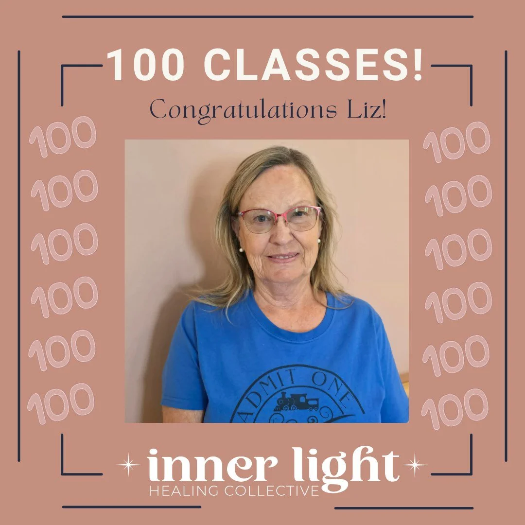 ✨🩷 CELEBRATING OVER HERE 🩷✨

Help us say CONGRATS to Liz on her 100th Class!!! We are so excited to be part of her journey.

Here's what she shared with us....

"It feels great to have completed 100 classes.  Hope I can do another 100 in the n
