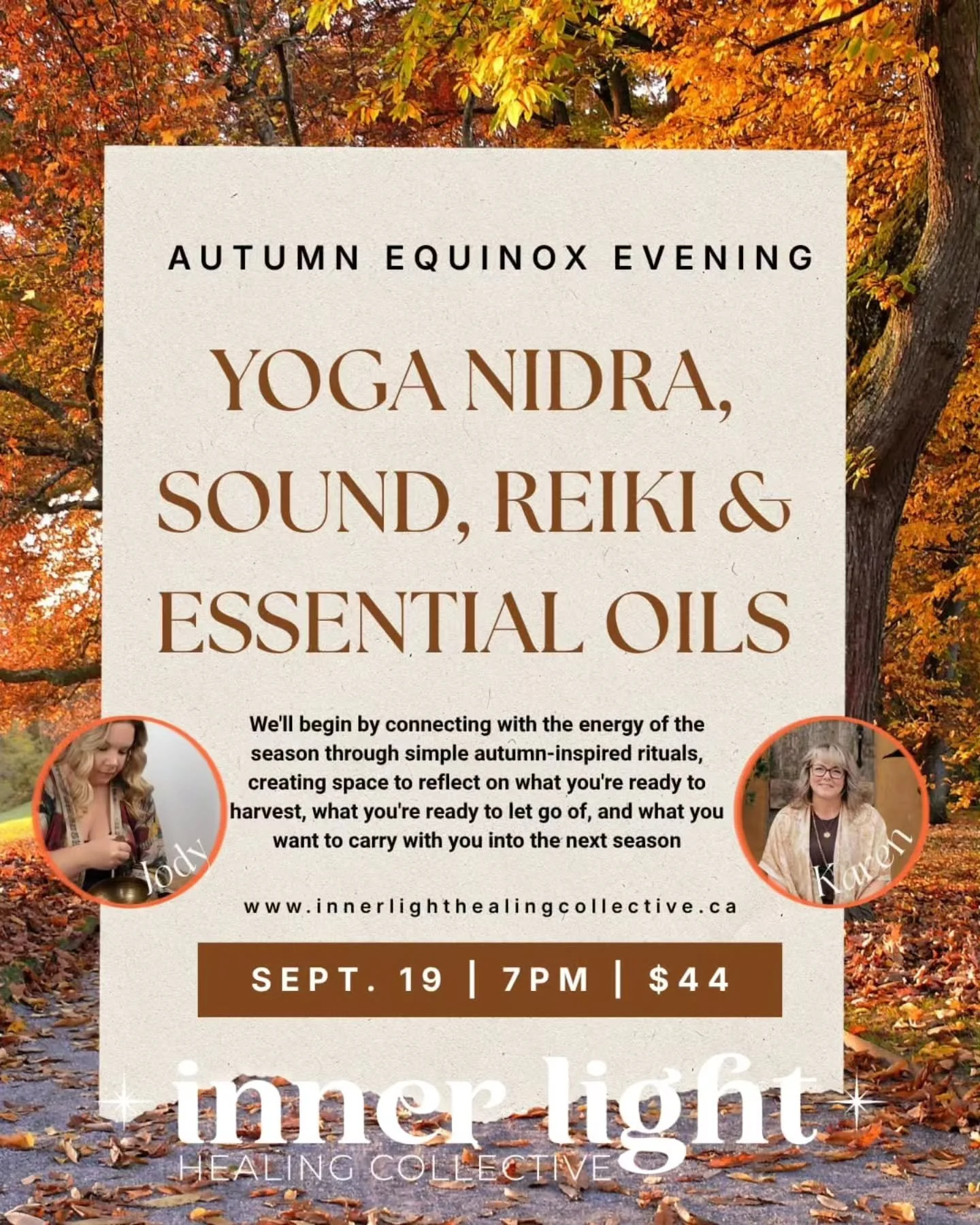 AUTUMN EQUINOX EVENING

There is something about autumn that asks us to slow down.
To exhale.
To let go of what has run its course.
And to turn inward.
As the seasons shift and we arrive at the Autumn Equinox, we&rsquo;re creating a beautiful evening