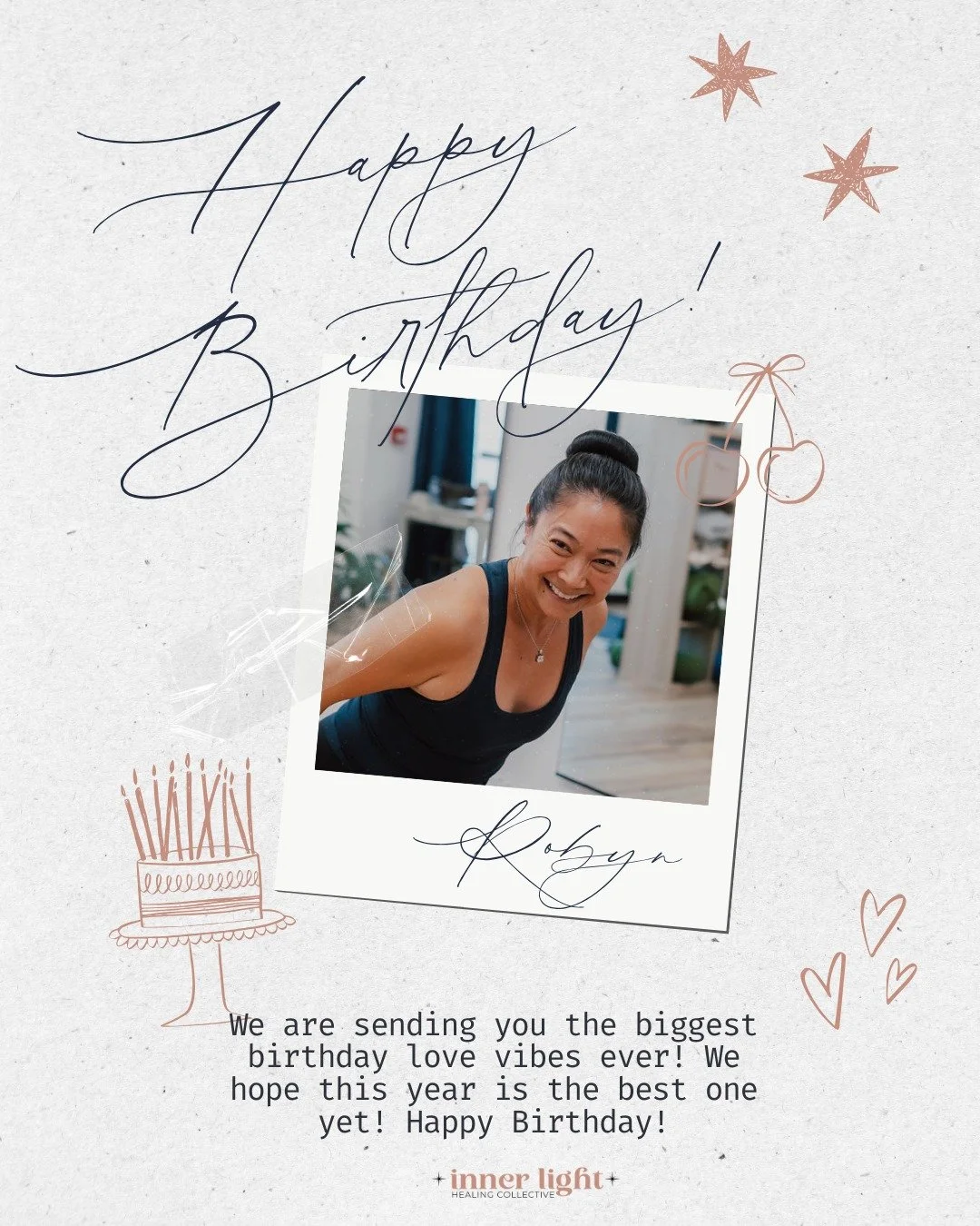 🎂 Birthday Love 🎉

We love her, and if you attend her classes, you curse her a lot too! Cause she knows how to work us and help us build our strength! She's magical, incredible with tarot and reiki and we are so blessed she's been part of our colle