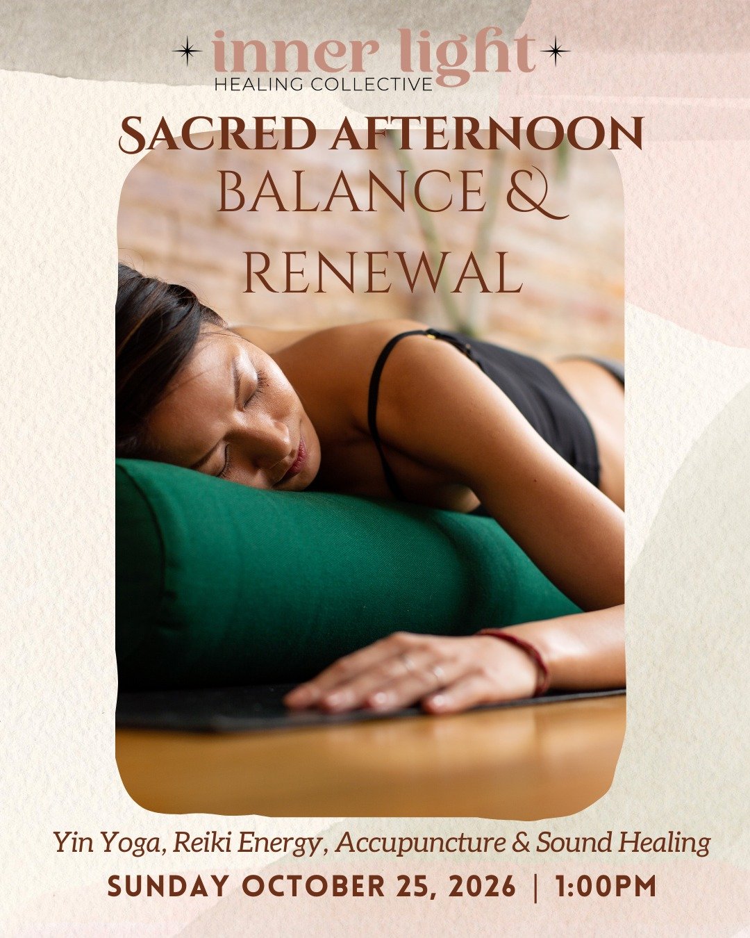 Join us for an afternoon to reflect on what you've cultivated throughout the year, express gratitude for the harvest season and month of thankfulness, and lovingly release what no longer serves as you prepare for a new season of growth.

Join us for 