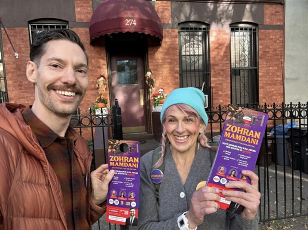 Stop and Smell the Roses: A Look Back on Canvassing for Mamdani