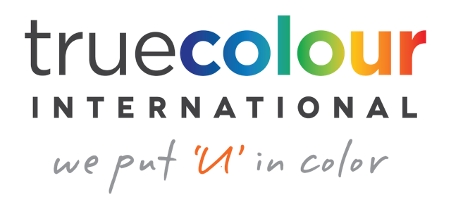 True Colour International "we put "U' in Colour" logo