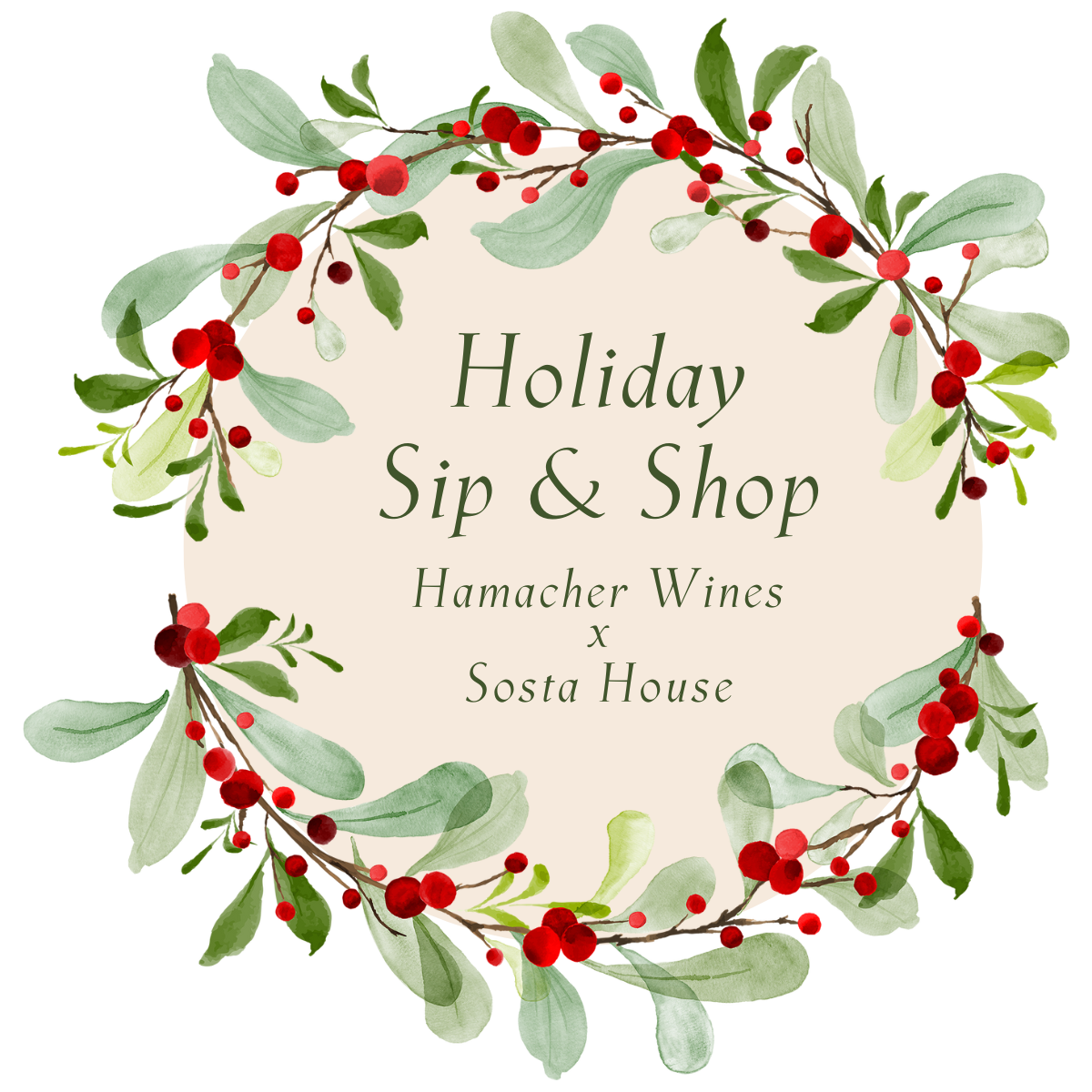 Holiday Sip & Shop