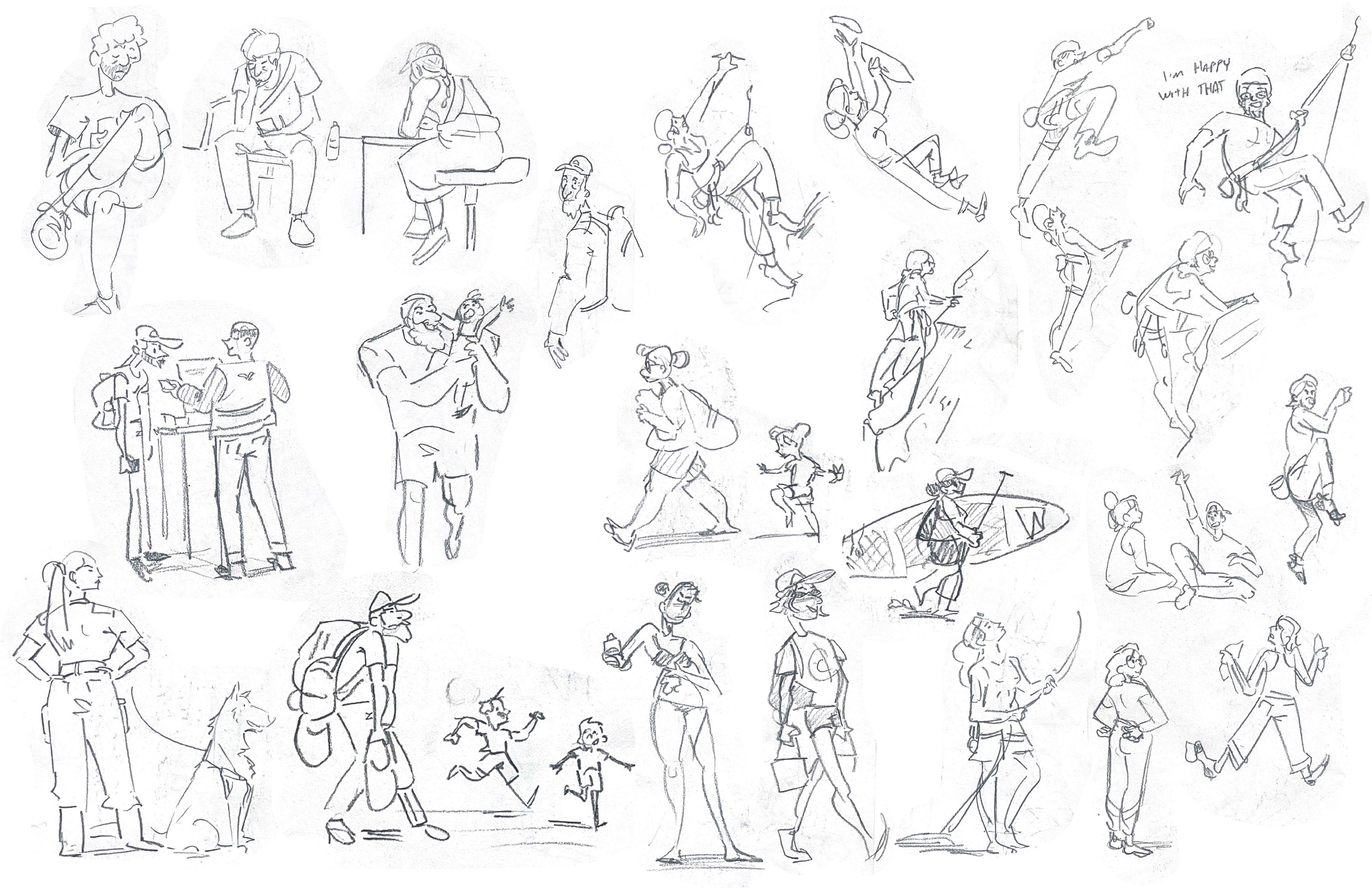 Cafe gestures from observation 