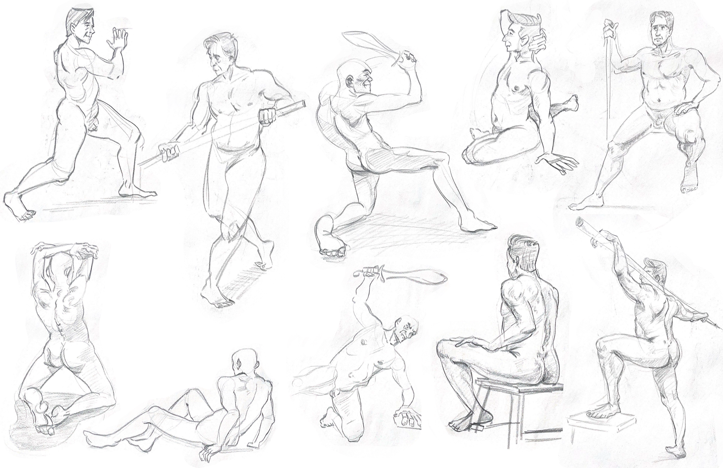 5-15 minute life drawing