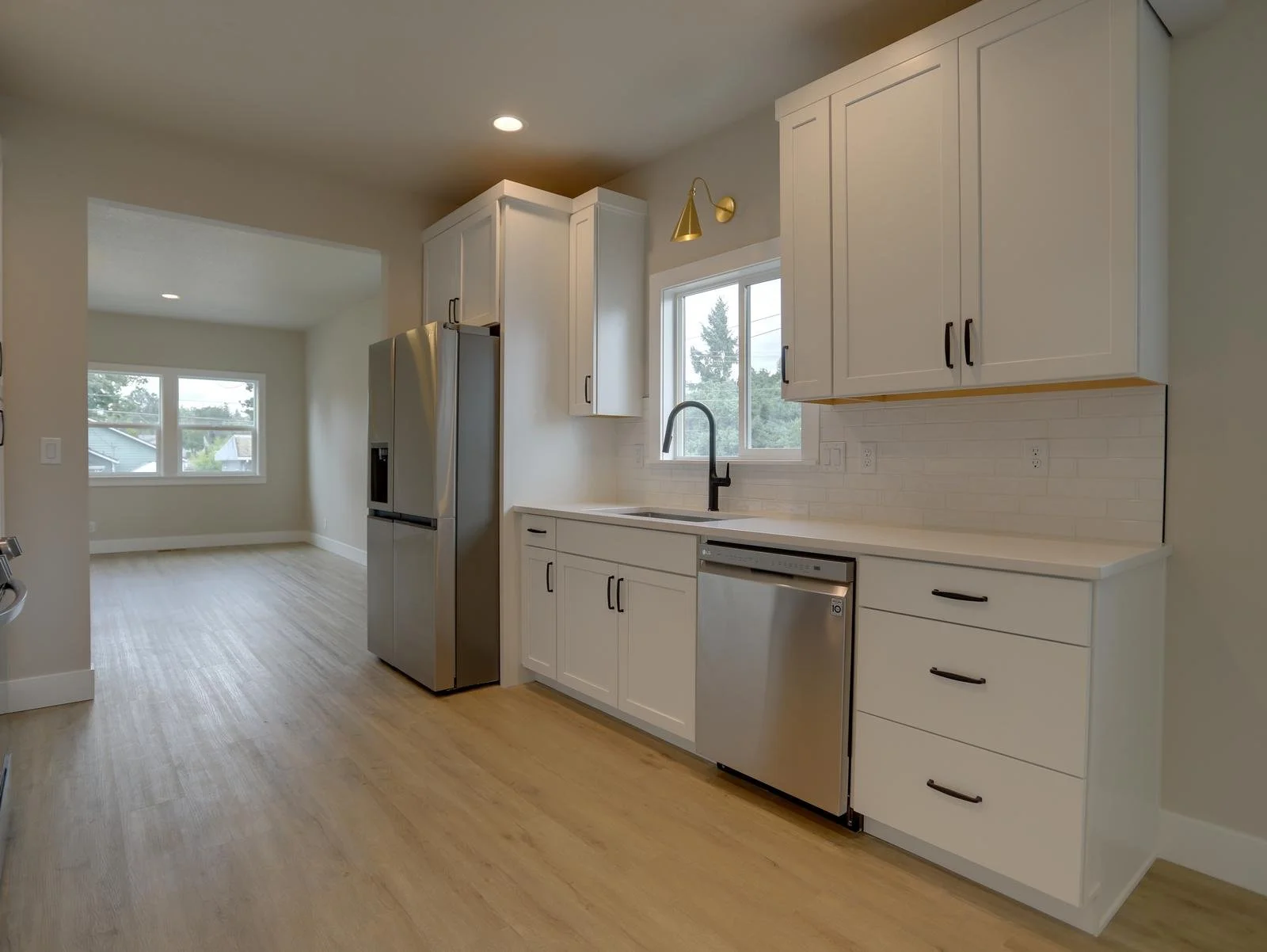 White Kitchen Remodel in St. Helens, OR by 4th Avenue Homes project photo 5