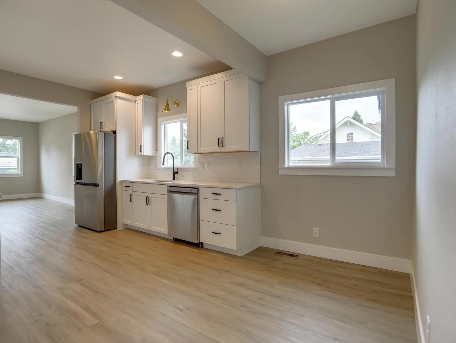 White Kitchen Remodel in St. Helens, OR by 4th Avenue Homes project photo
